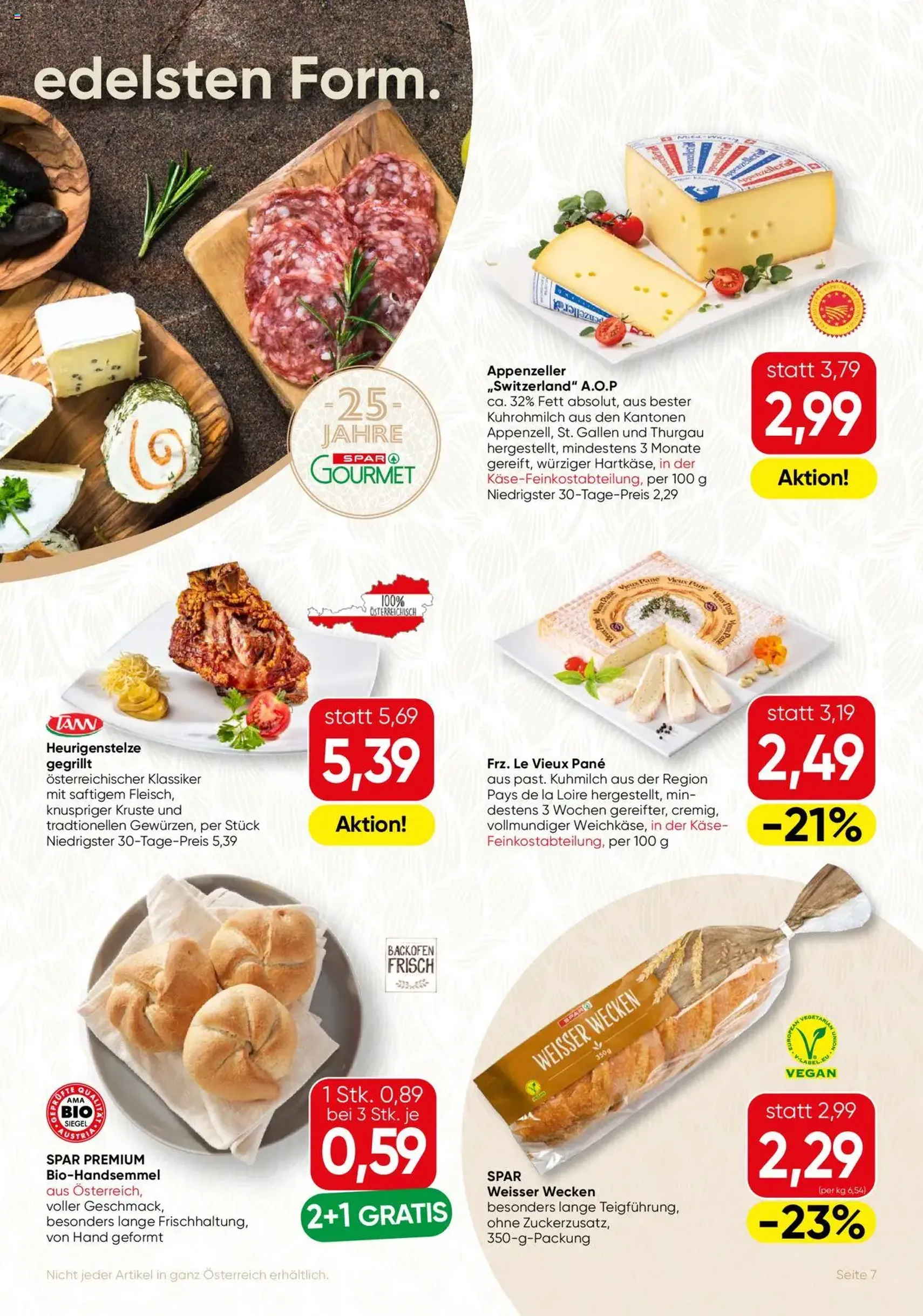 SPAR Gourmet Flugblatt - Gültiger Prospekt ab 09.10.2025, Seite 7 von insgesamt 12