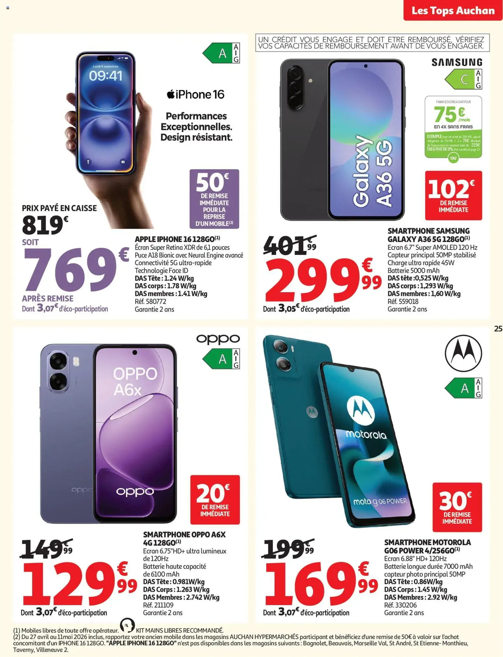 Auchan prospectus - brochure valable à partir du 28/04/2026, page 25 sur 58