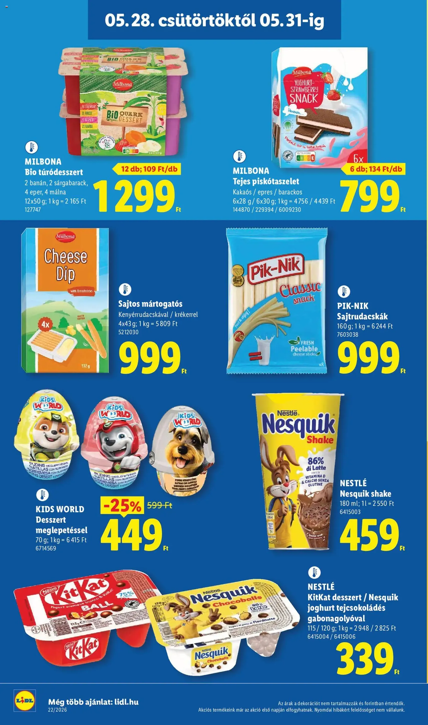 Lidl akciós újság - 2026.05.28. érvényes szórólap 22 oldal 74 oldalból