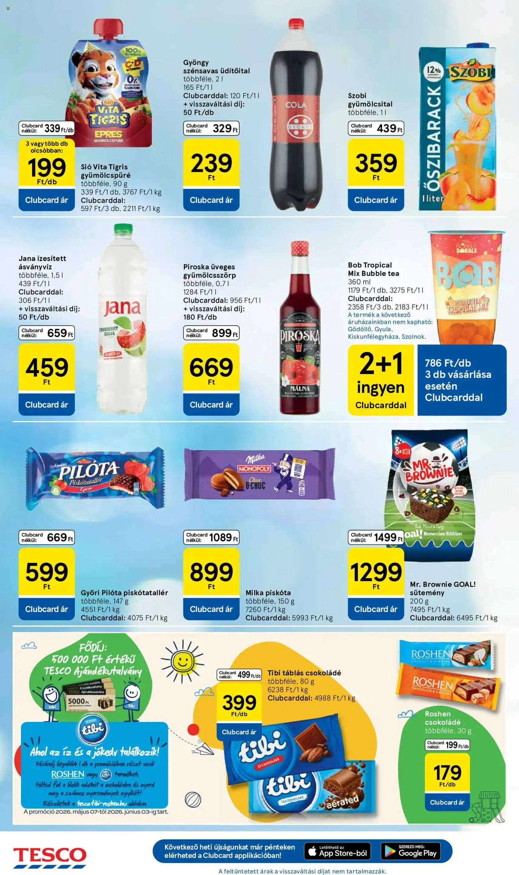 Tesco aktuális akciós újság - 2026.05.21. érvényes szórólap 24 oldal 34 oldalból