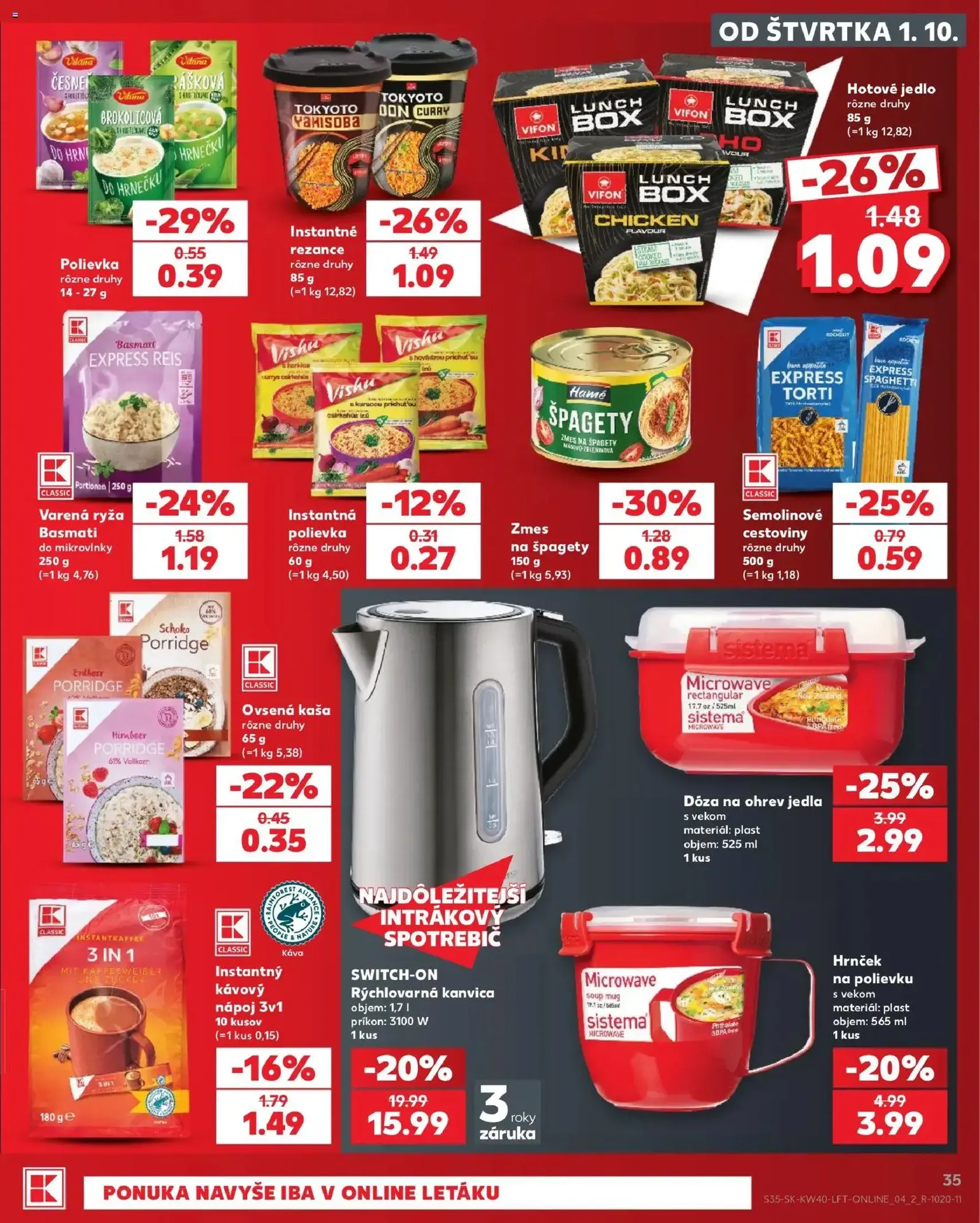 Kaufland leták - platný leták od 01.10.2026 strana 35 z 76
