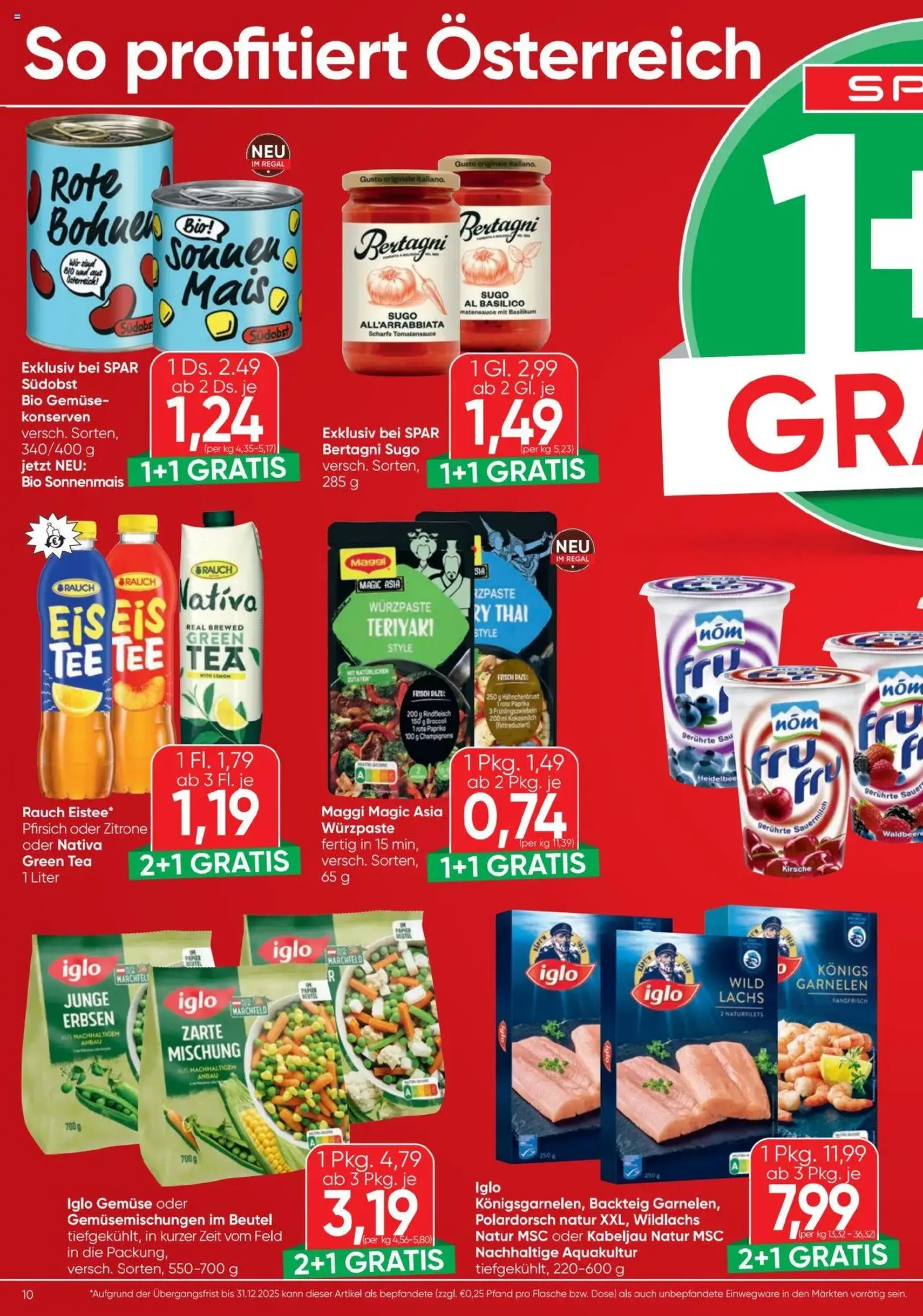 Spar Flugblatt - Gültiger Prospekt ab 23.10.2025, Seite 10 von insgesamt 20 Spar Flugblatt - Gültiger Prospekt ab 23.10.2025, Seite 10 von insgesamt 20