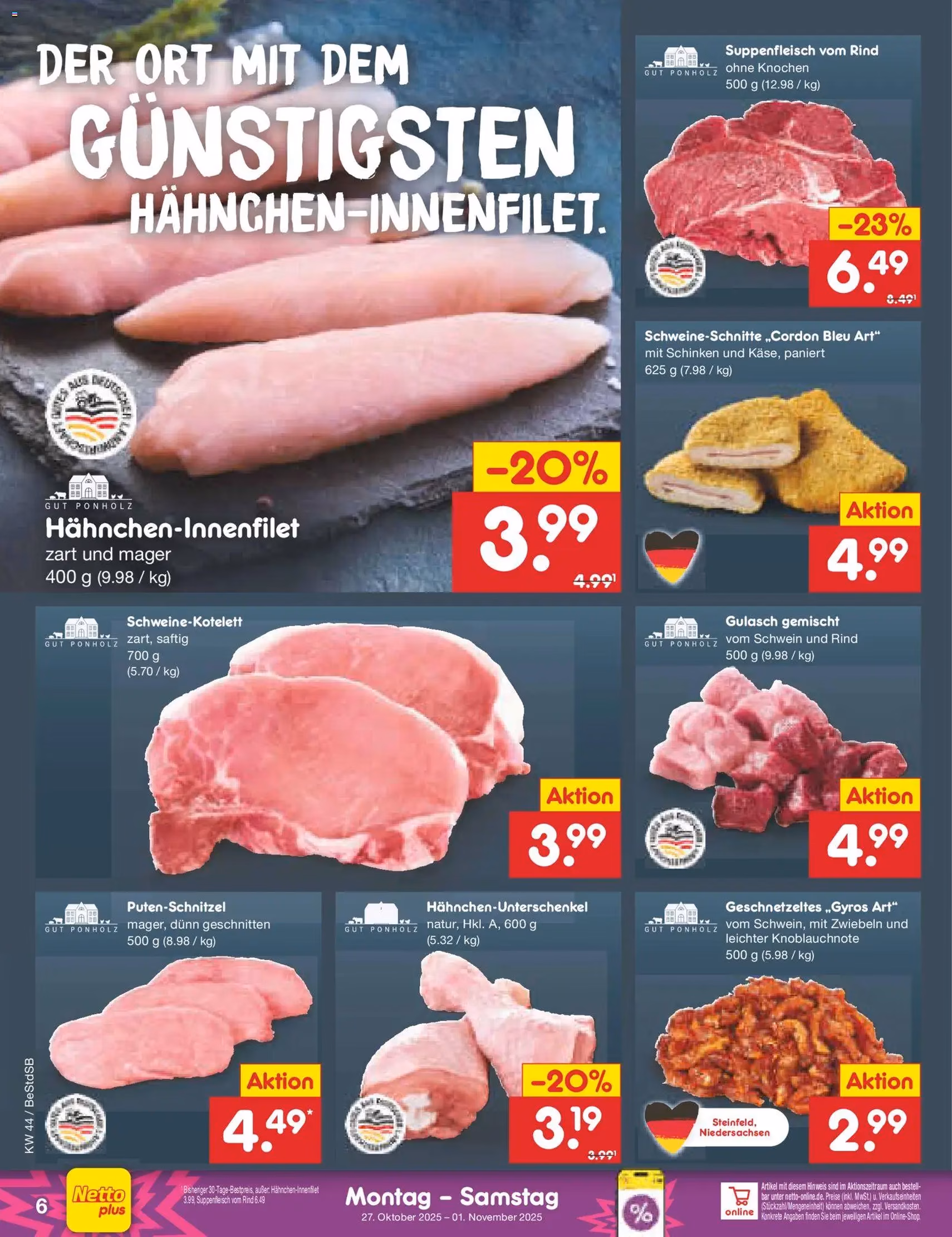 Netto Marken-Discount Prospekt - Gültiger Prospekt ab 27.10.2025, Seite 8 von insgesamt 65 Netto Marken-Discount Prospekt - Gültiger Prospekt ab 27.10.2025, Seite 8 von insgesamt 65