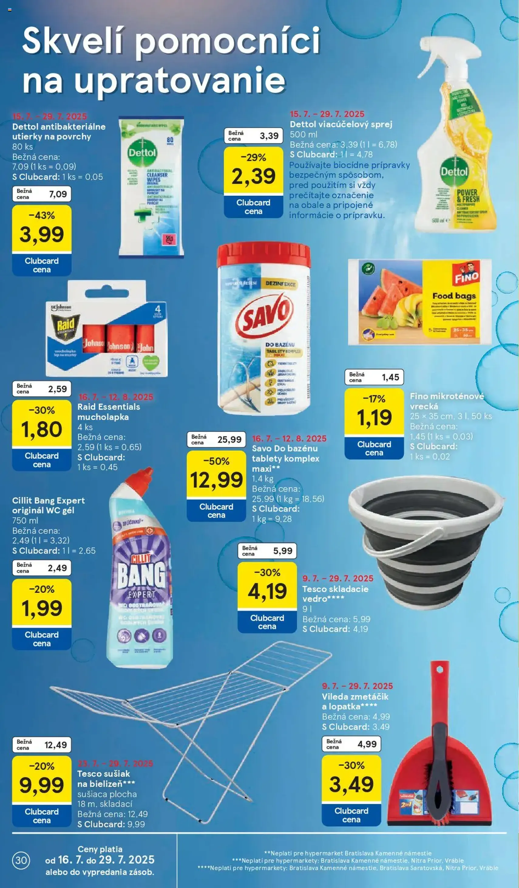 Tesco Hypermarket - leták - platný leták od 23.07.2025 strana 30 z 37 Tesco Hypermarket - leták - platný leták od 23.07.2025 strana 30 z 37
