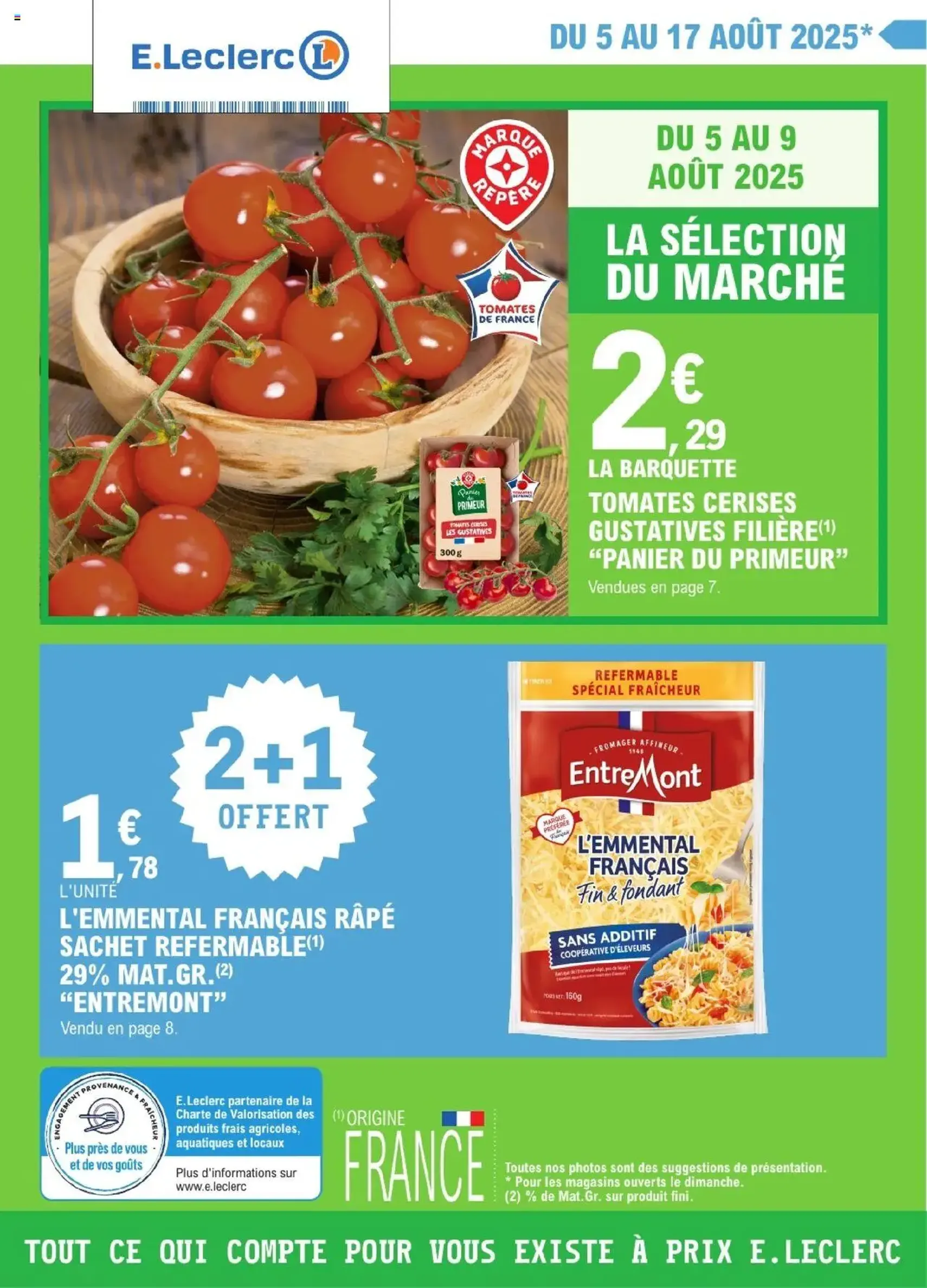 E.Leclerc catalogue semaine 32 - brochure valable à partir du 05/08/2025, page 1 sur 20 E.Leclerc catalogue semaine 32 - brochure valable à partir du 05/08/2025, page 1 sur 20