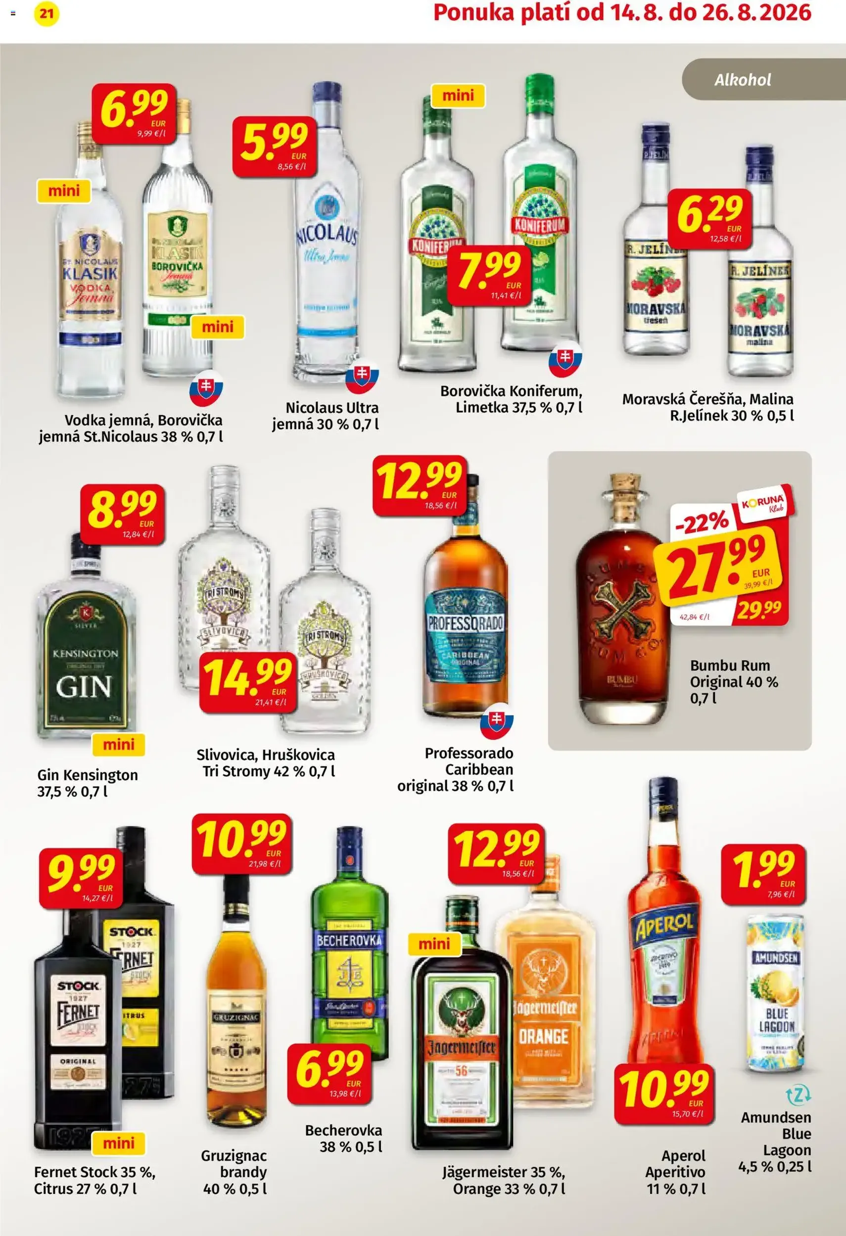Koruna leták - platný leták od 14.08.2026 strana 21 z 24