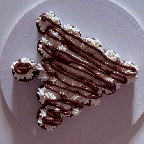 Albero di natale pan di stelle - procedimento 1