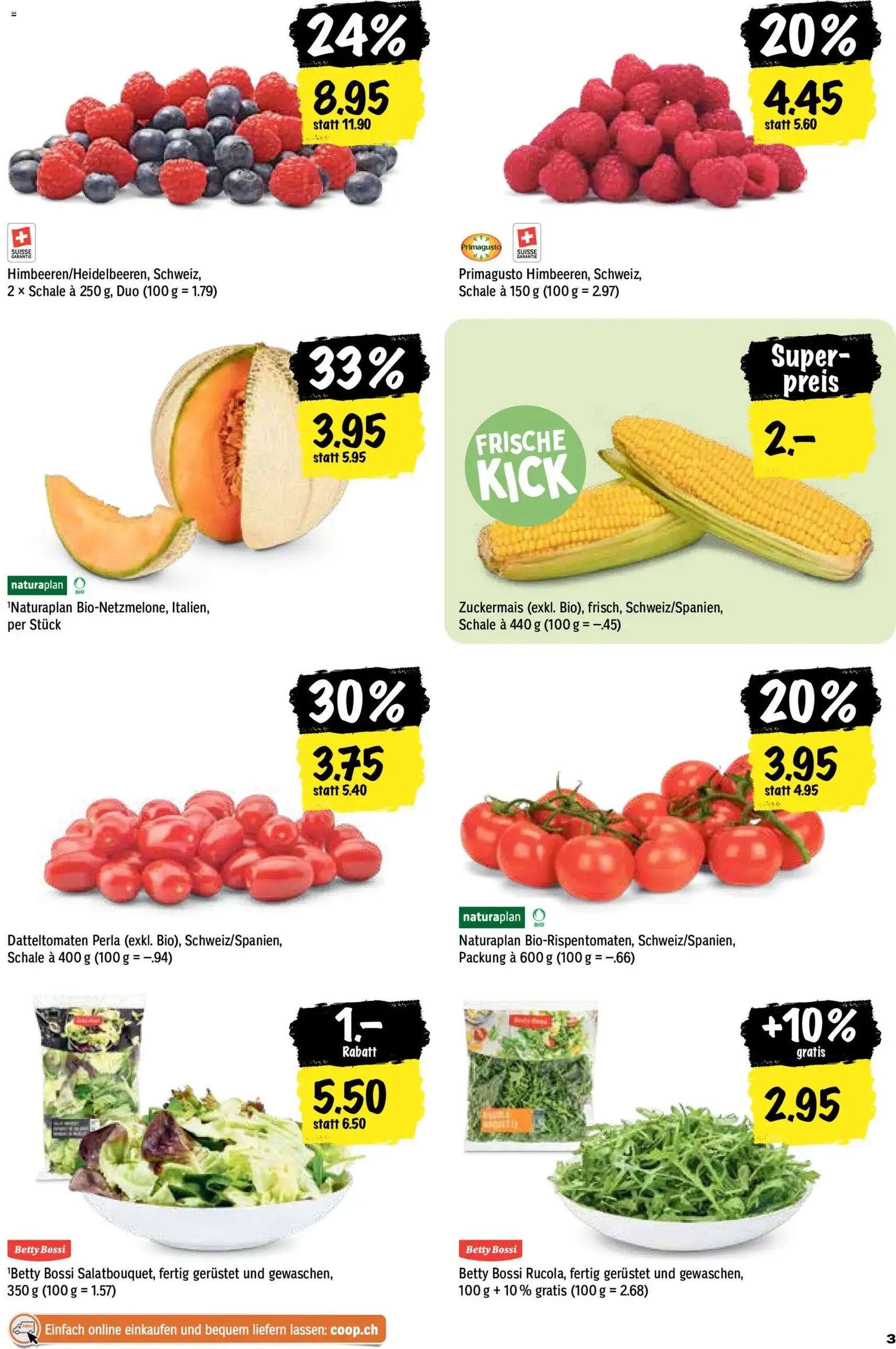 Coop aktionen - Gültiger Prospekt ab 09.07.2026, Seite 3 von insgesamt 24
