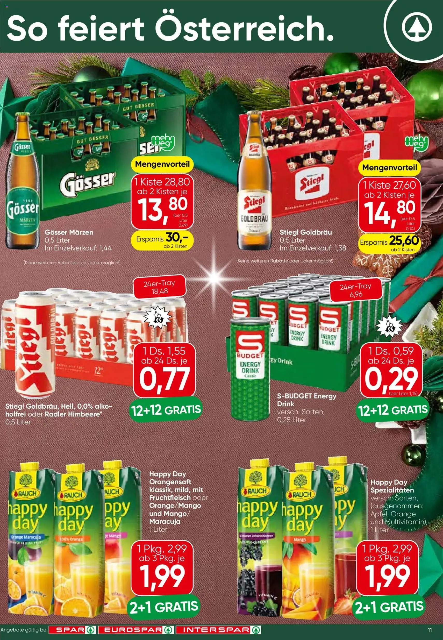 Spar Flugblatt - Gültiger Prospekt ab 23.12.2025, Seite 11 von insgesamt 20