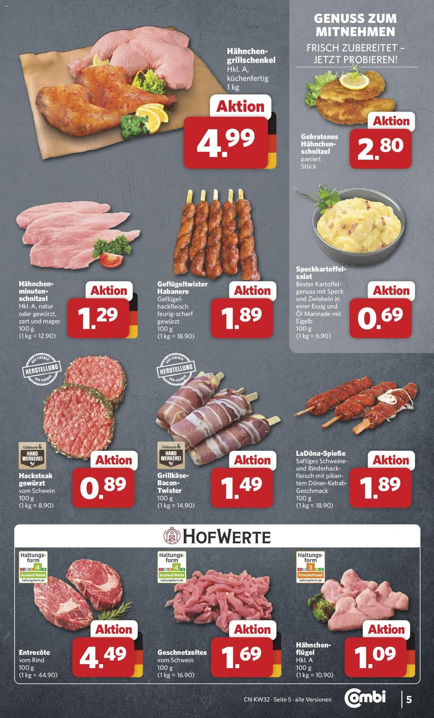 Combi Prospekt - Gültiger Prospekt ab 03.08.2026, Seite 5 von insgesamt 35