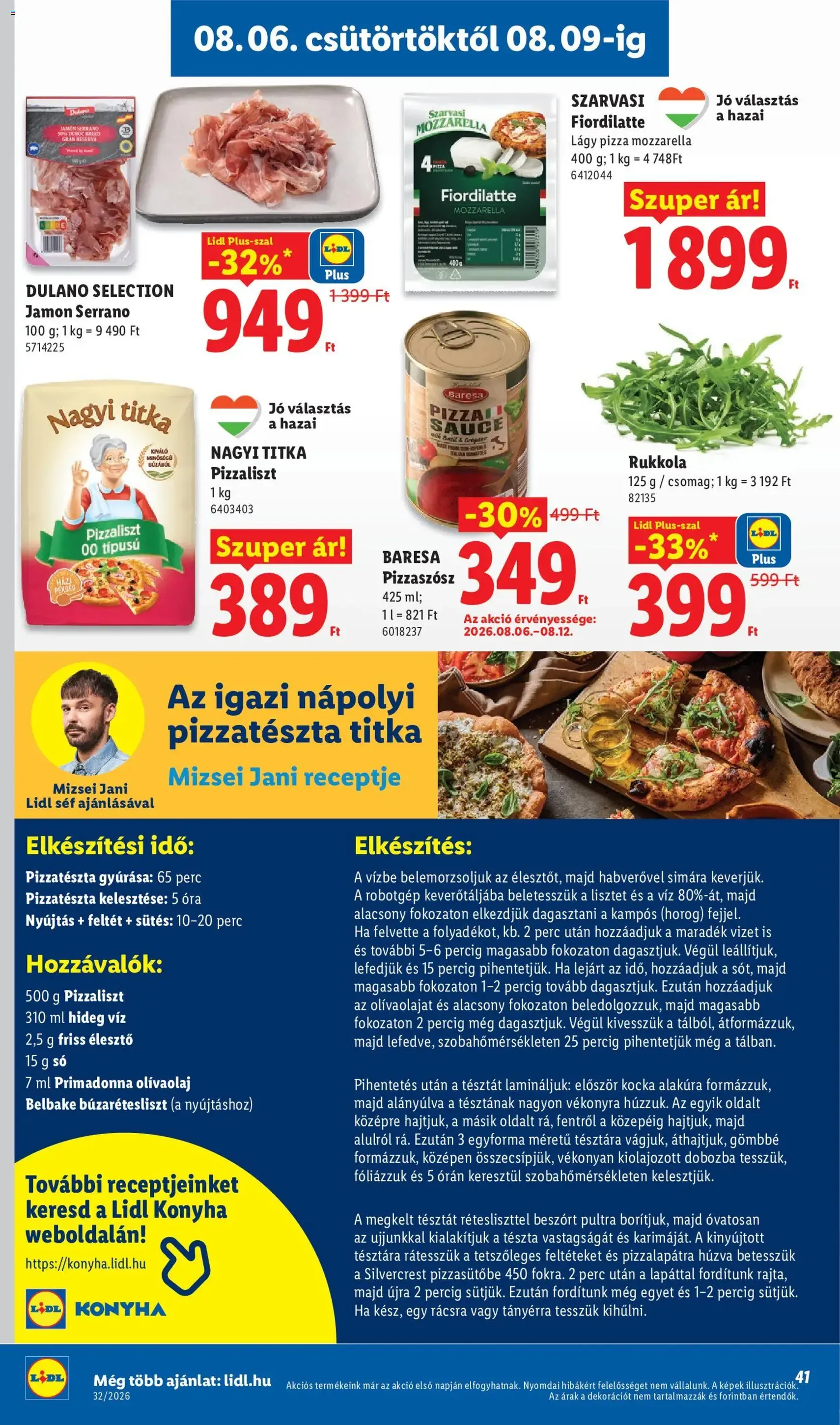 Lidl akciós újság - 2026.08.06. érvényes szórólap 41 oldal 80 oldalból