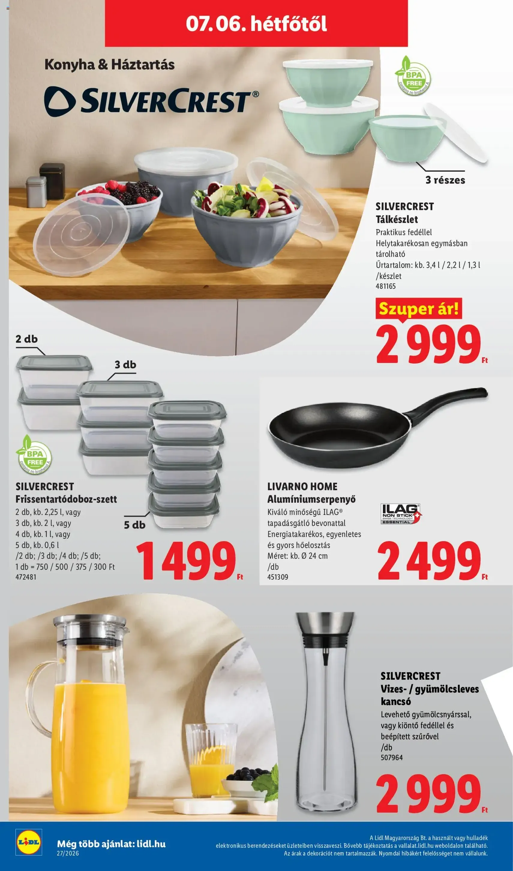 Lidl akciós újság - 2026.07.02. érvényes szórólap 62 oldal 86 oldalból