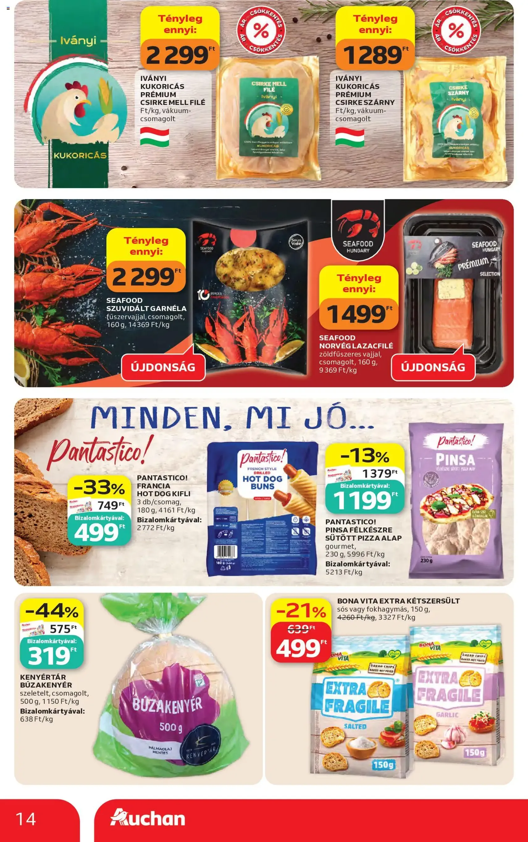 Auchan akciós újság - 2026.05.14. érvényes szórólap 14 oldal 58 oldalból