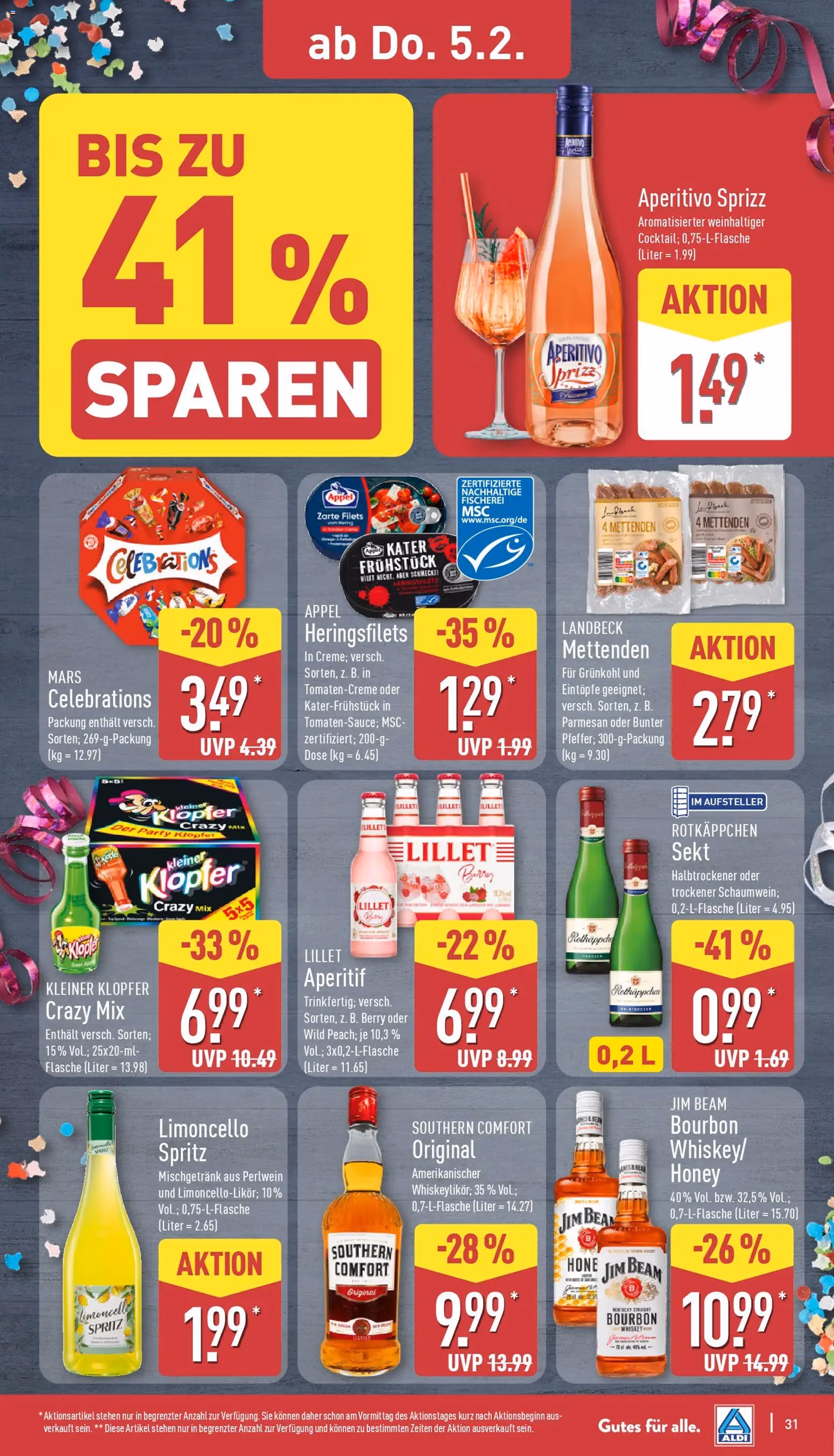 Aldi Prospekt - Gültiger Prospekt ab 02.02.2026, Seite 33 von insgesamt 42