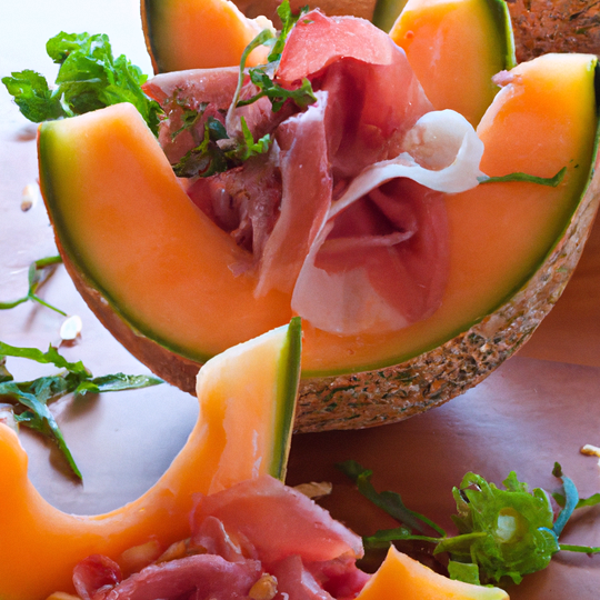 Anteprima ricetta Insalata di melone e prosciutto