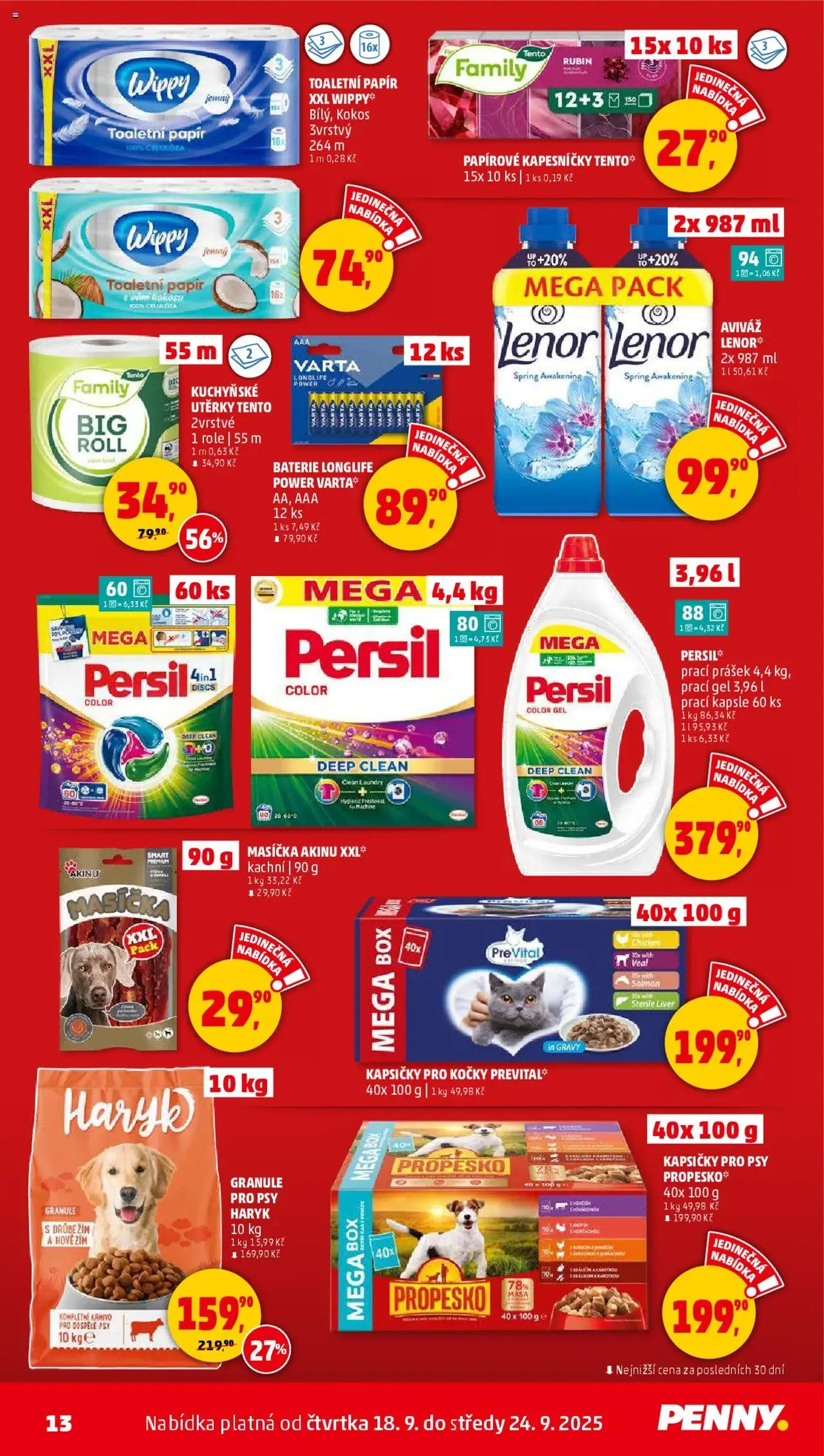 Penny Market leták - Čtvrtečník - platný leták od 18.09.2025 strana 13 z 37
