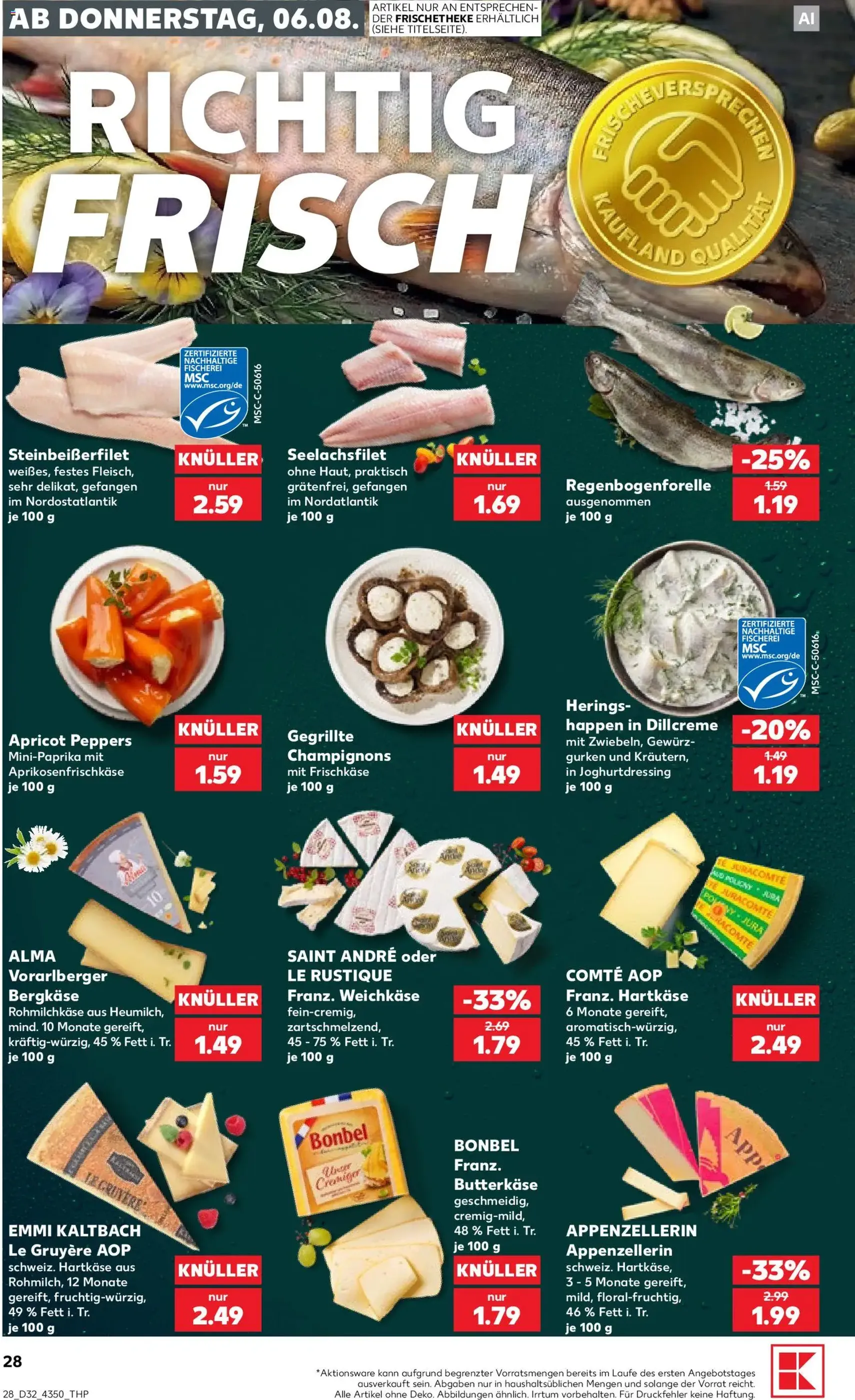Kaufland Prospekt - Gültiger Prospekt ab 06.08.2026, Seite 28 von insgesamt 58
