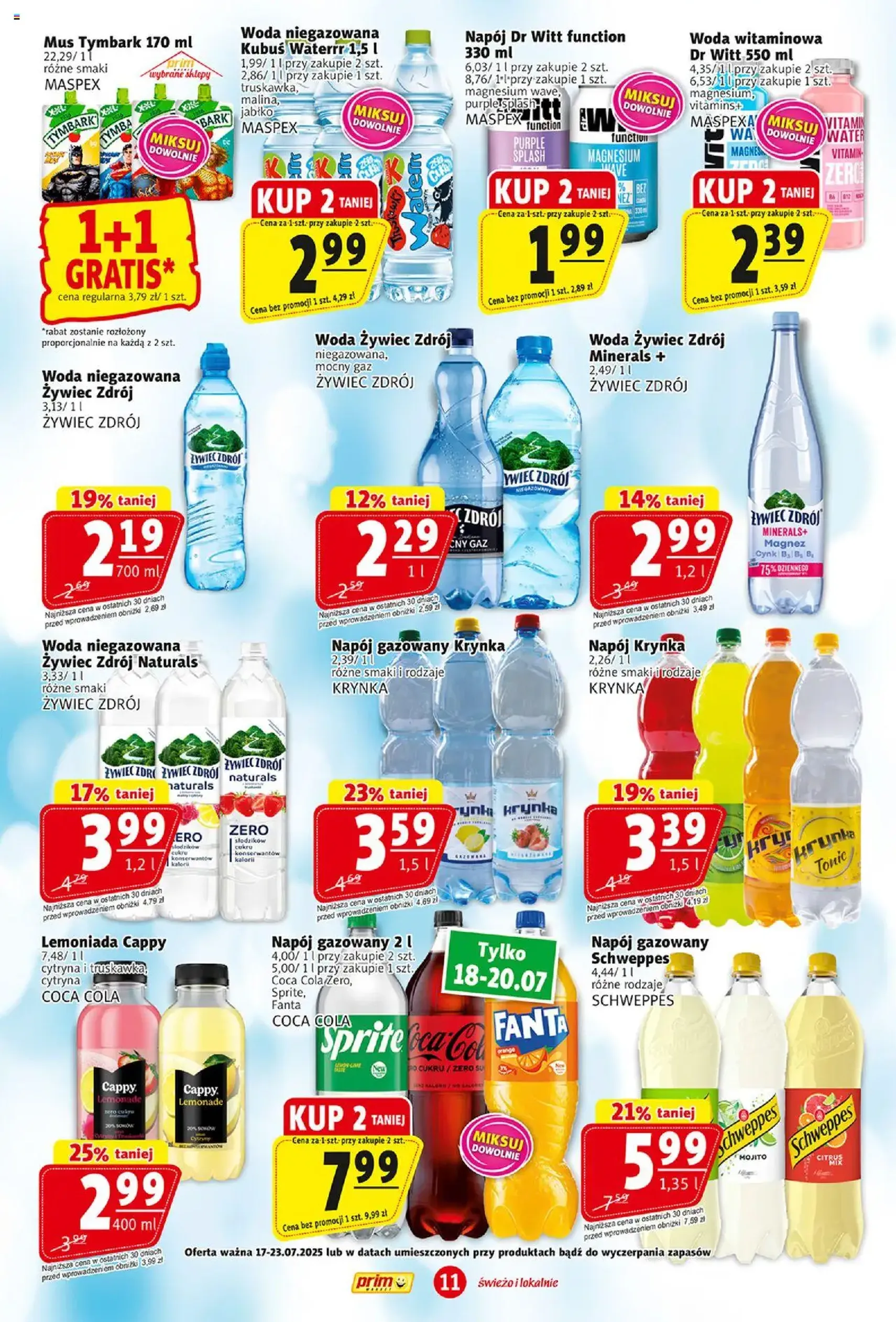 Prim Market Gazetka - ważny gazetka od 17.07.2025 strona 11 z 16 Prim Market Gazetka - ważny gazetka od 17.07.2025 strona 11 z 16