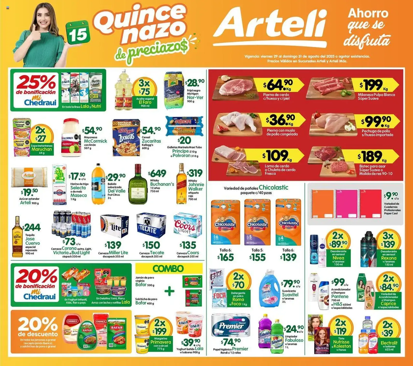 Arteli - Folleto Arteli - folleto válido desde 29/08/2025 página 1 de 1