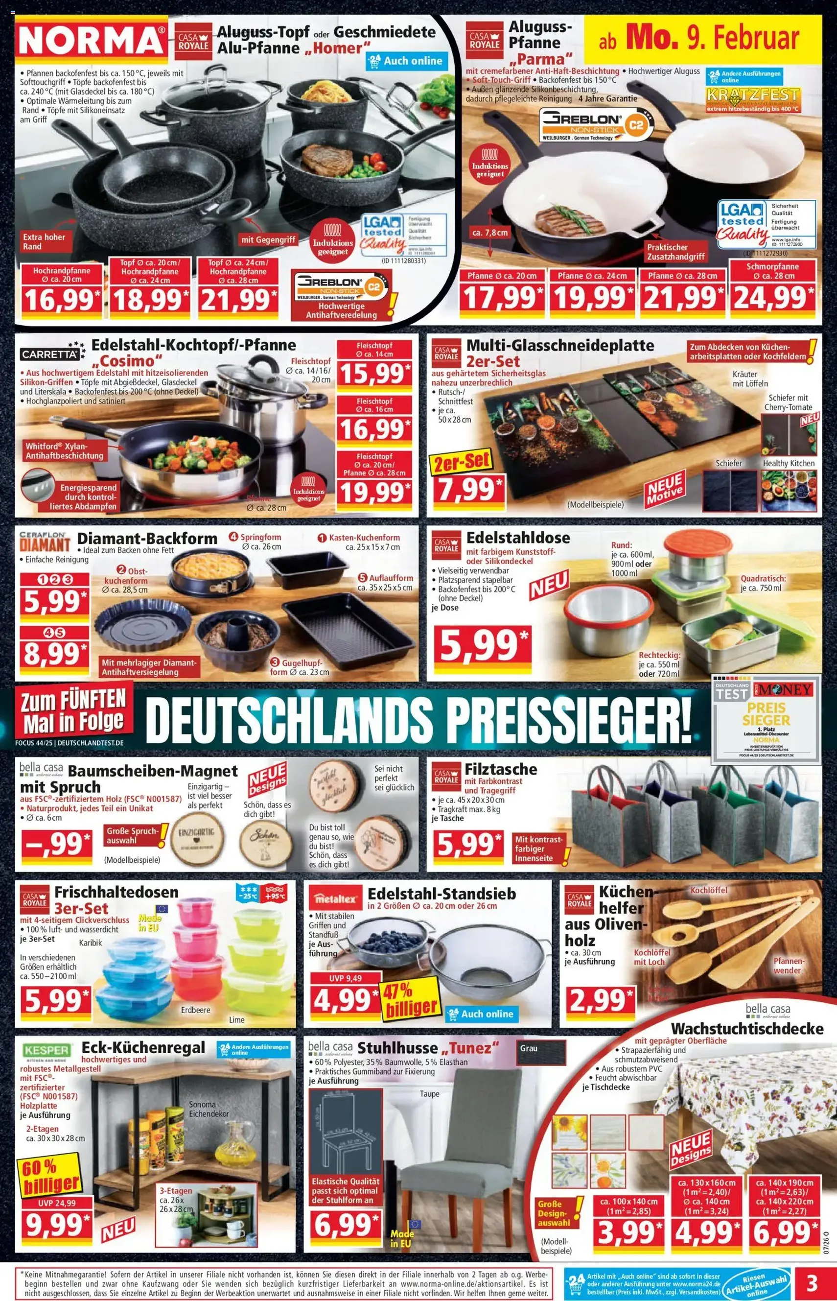 Norma Prospekt - Gültiger Prospekt ab 09.02.2026, Seite 3 von insgesamt 20