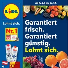 Lidl Flugblatt - Prospekt Vorschau gültig ab 02.01.2026