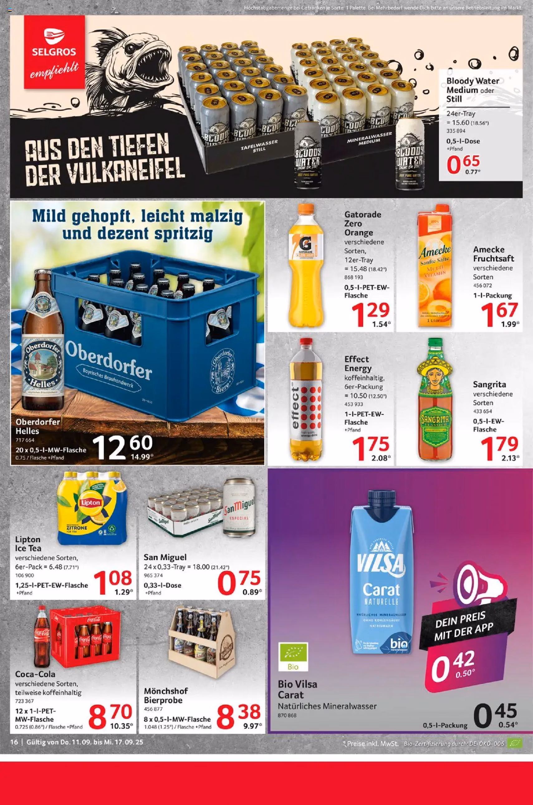 Selgros Prospekt - Gültiger Prospekt ab 11.09.2025, Seite 16 von insgesamt 28 Selgros Prospekt - Gültiger Prospekt ab 11.09.2025, Seite 16 von insgesamt 28