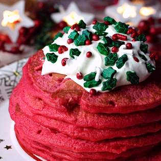 Recipe preview Lactose-free Christmas pancakes recipe