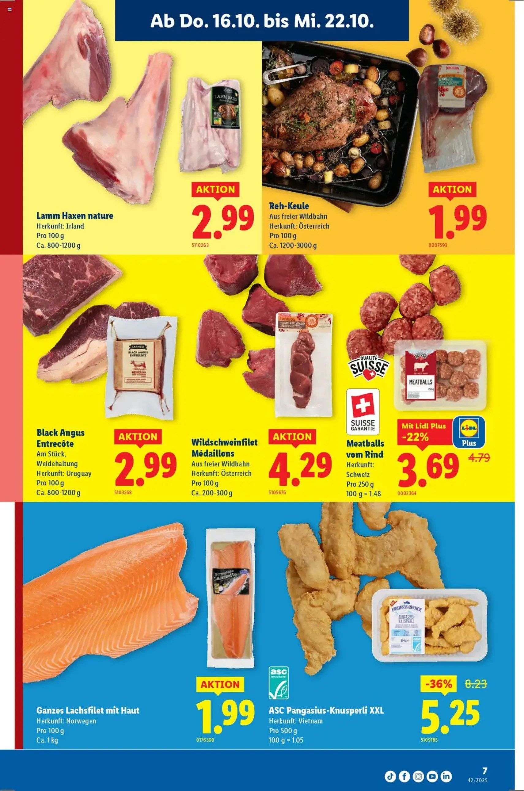 Lidl Aktionen - Gültiger Prospekt ab 16.10.2025, Seite 7 von insgesamt 32 Lidl Aktionen - Gültiger Prospekt ab 16.10.2025, Seite 7 von insgesamt 32