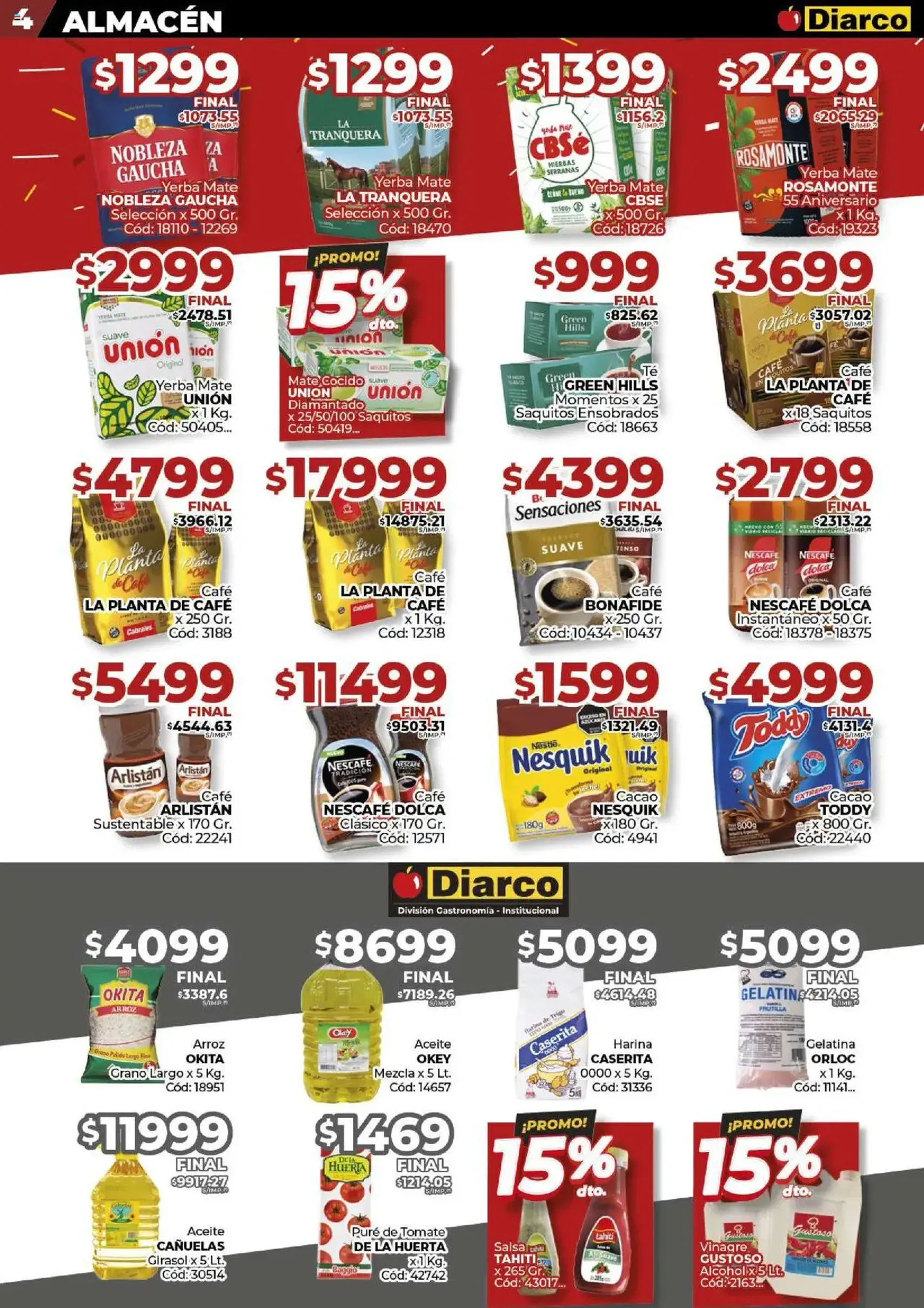 Diarco ofertas - folleto válido desde 01/09/2025 página 4 de 22