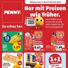 Penny Markt - Flugblatt - Prospekt Vorschau gültig ab 17.09.2026