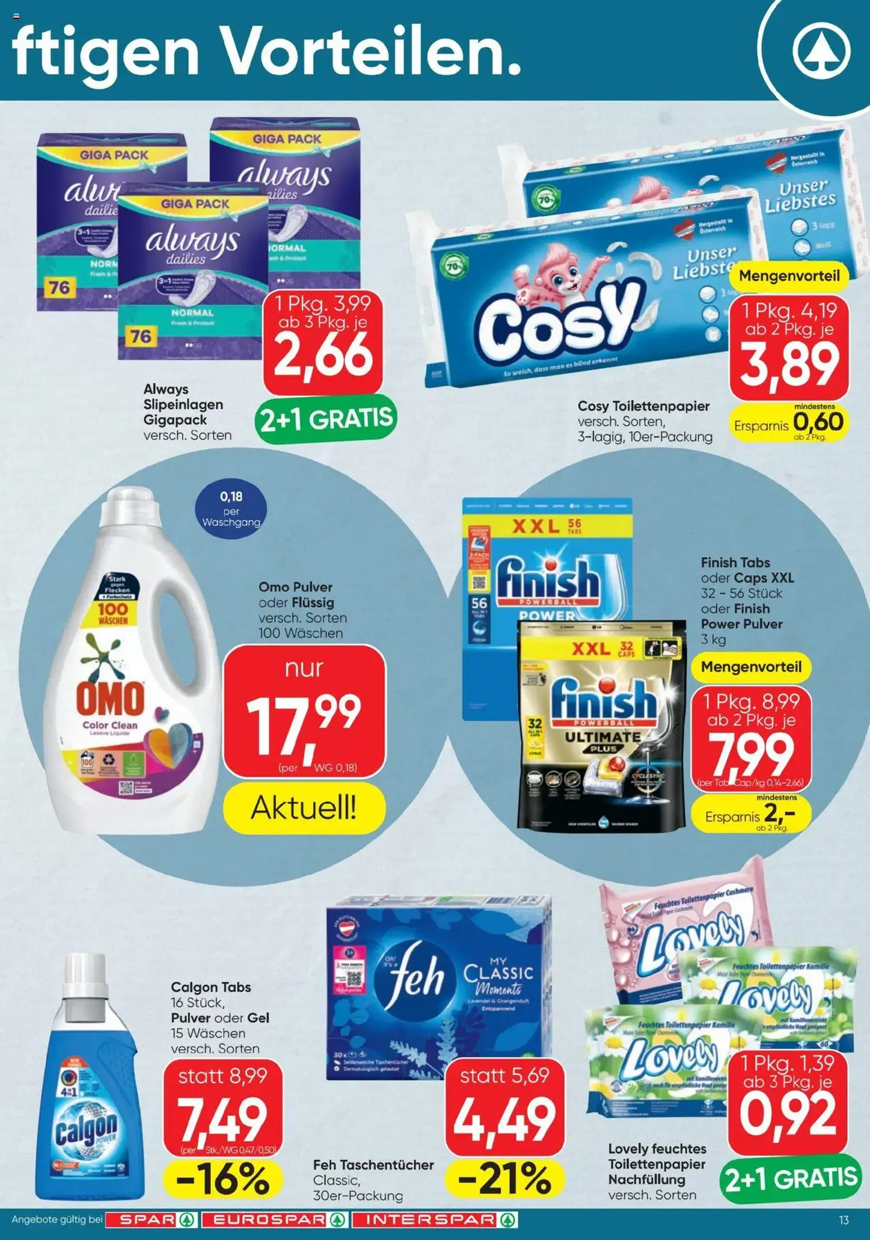 Spar Flugblatt - Gültiger Prospekt ab 02.10.2025, Seite 13 von insgesamt 16