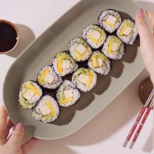 Recipe preview How to make Easy Vegan Sushi Rolls