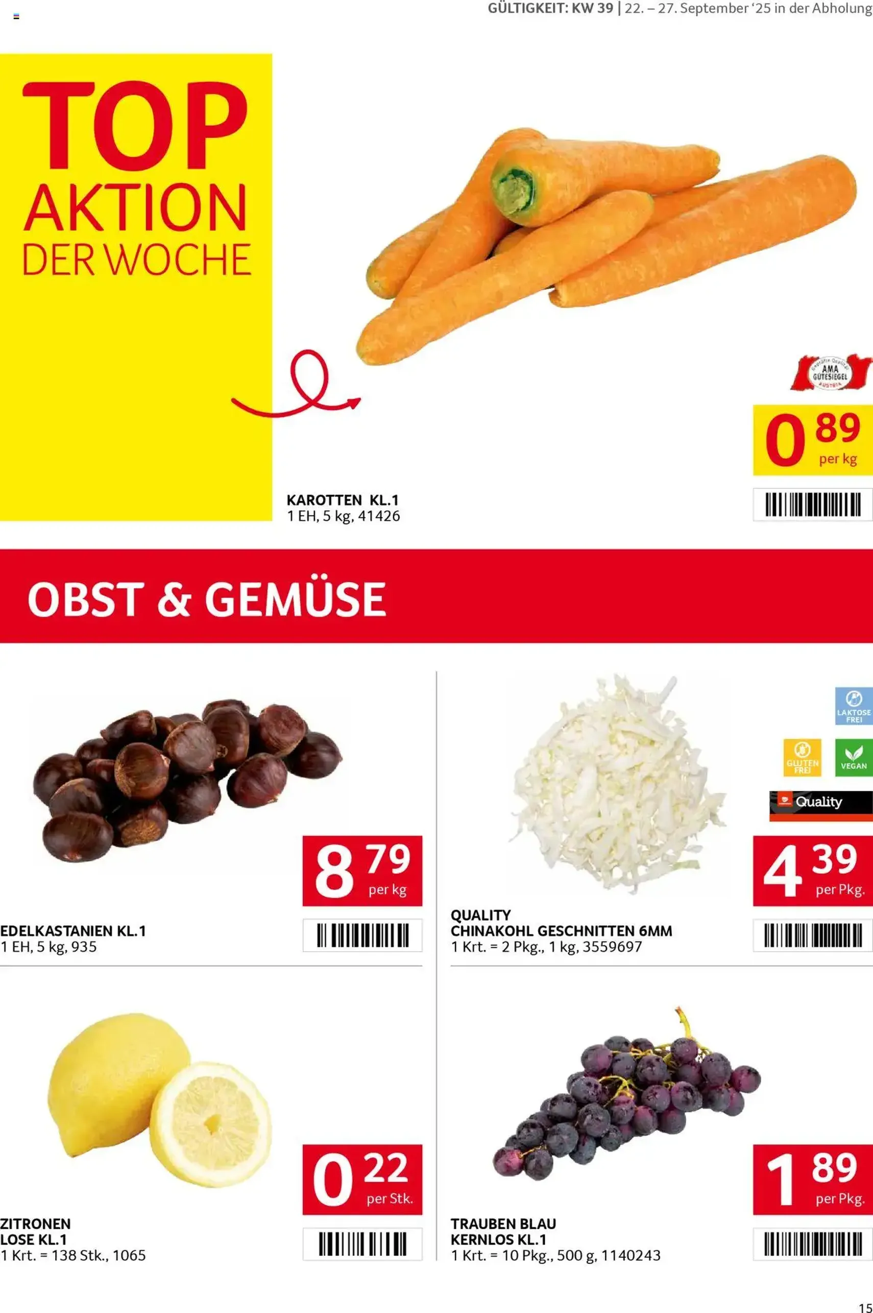 Transgourmet Flugblatt - Gültiger Prospekt ab 22.09.2025, Seite 13 von insgesamt 30 Transgourmet Flugblatt - Gültiger Prospekt ab 22.09.2025, Seite 13 von insgesamt 30