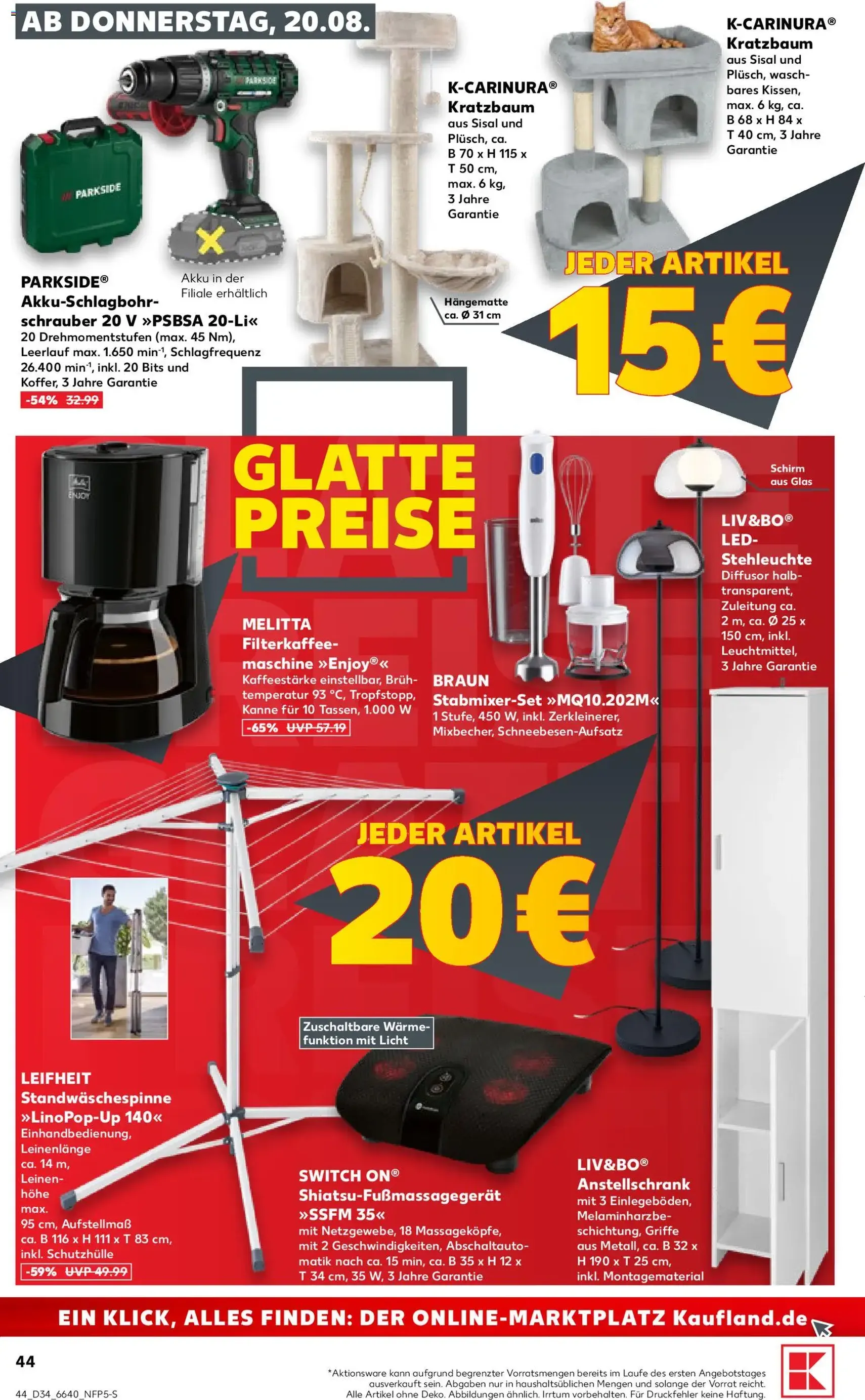 Kaufland Prospekt - Gültiger Prospekt ab 20.08.2026, Seite 44 von insgesamt 52