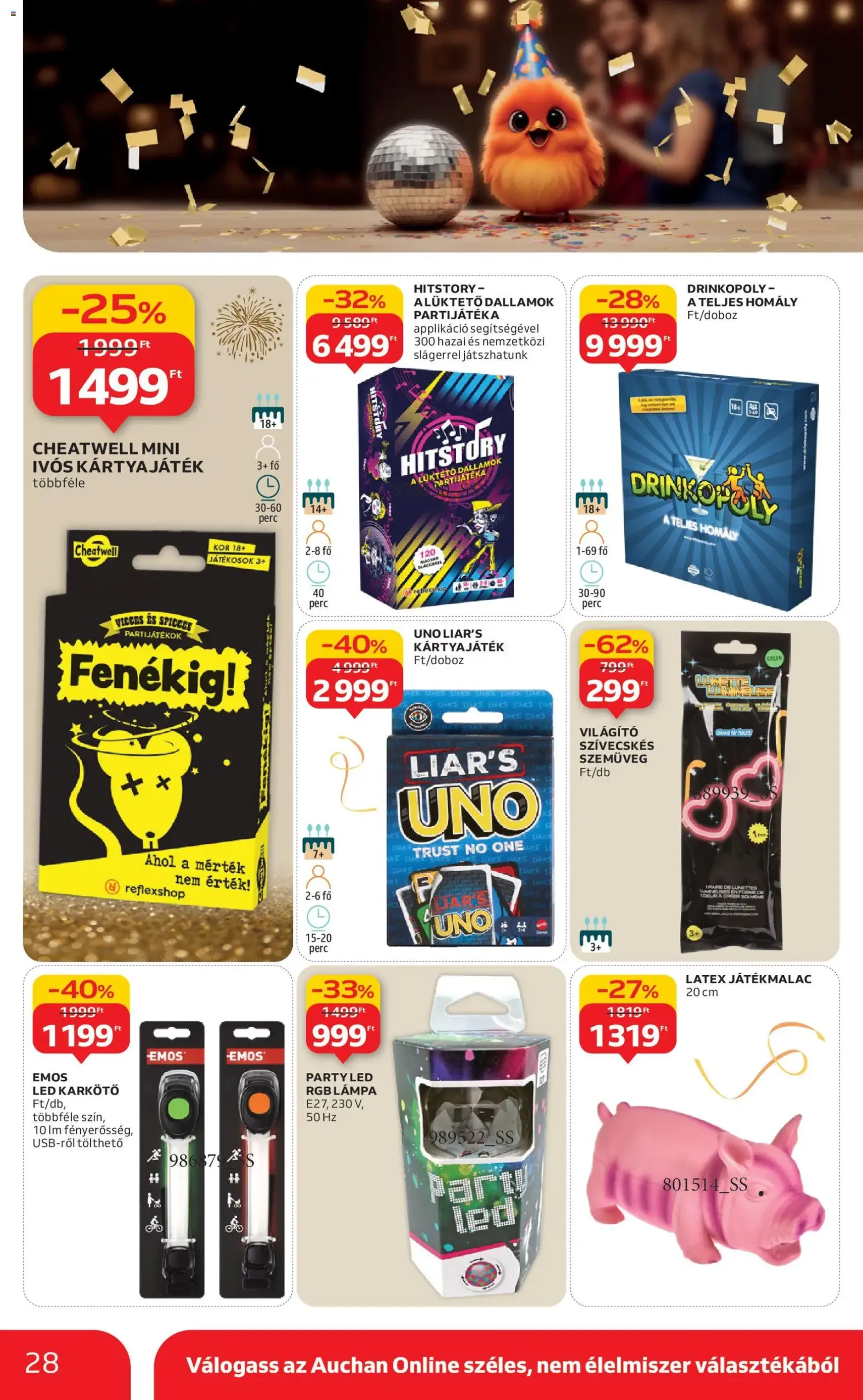 Auchan Akciós újság - 2025.12.27. érvényes szórólap 28 oldal 36 oldalból