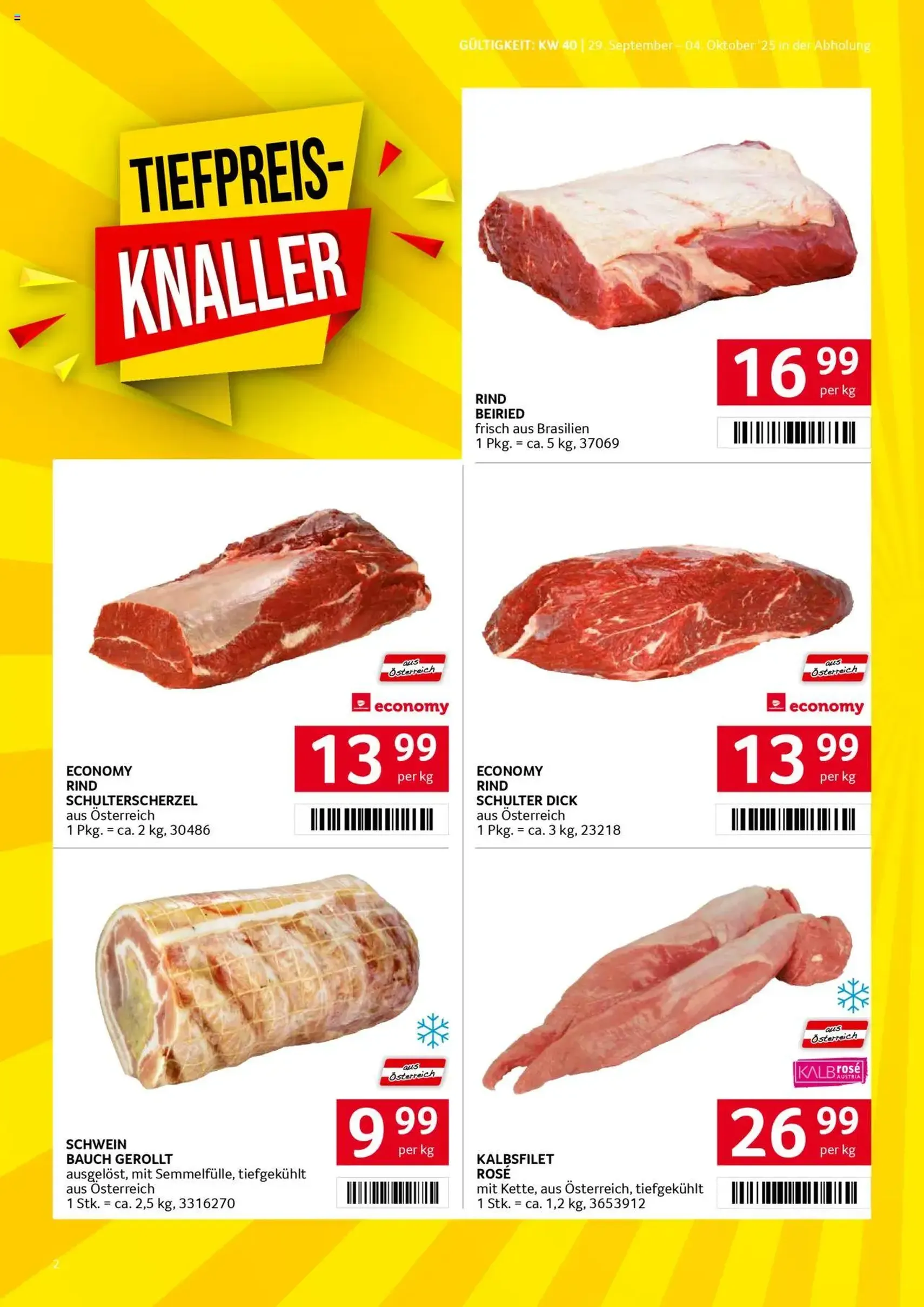 Transgourmet Flugblatt - Gültiger Prospekt ab 28.09.2025, Seite 2 von insgesamt 27