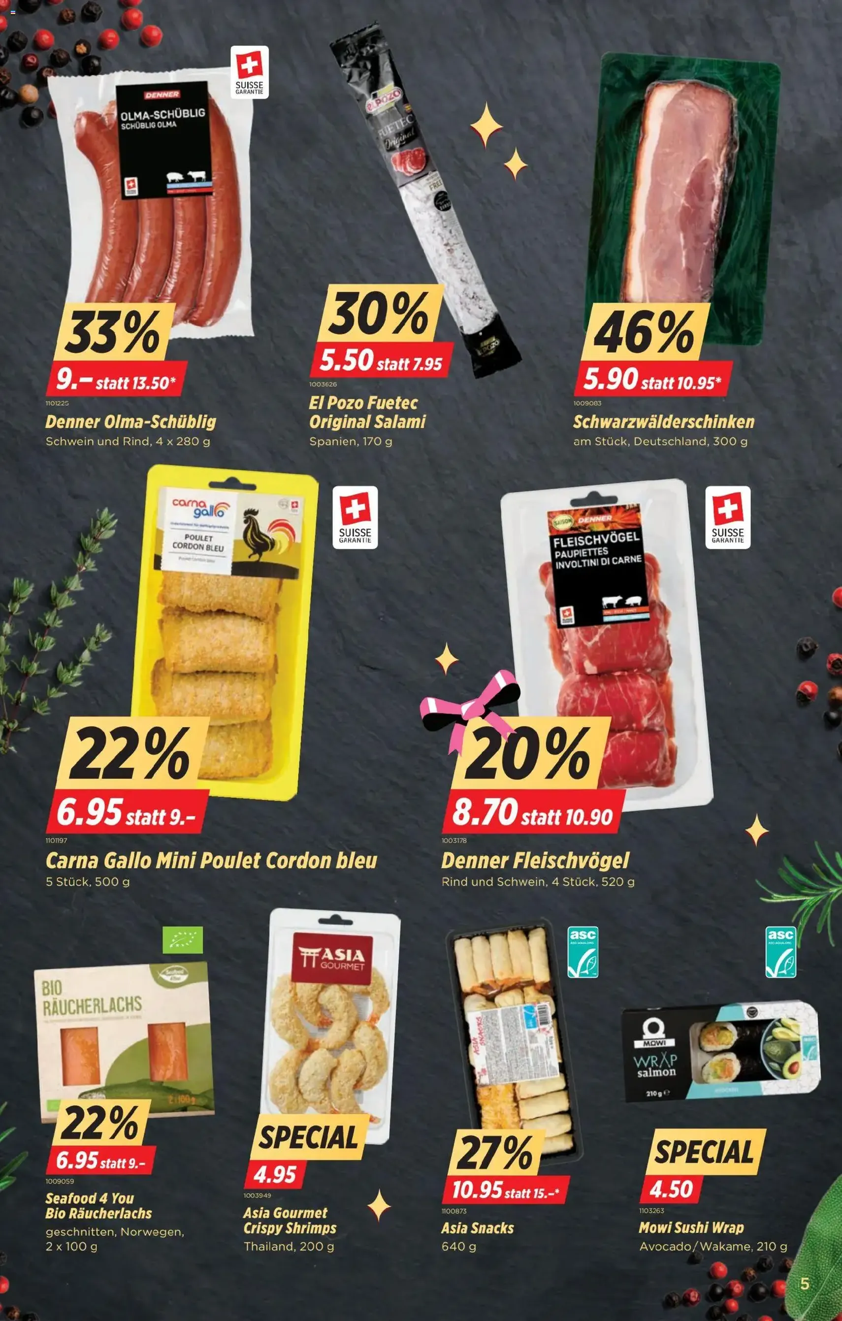 Denner Aktionen - Gültiger Prospekt ab 25.11.2025, Seite 5 von insgesamt 24