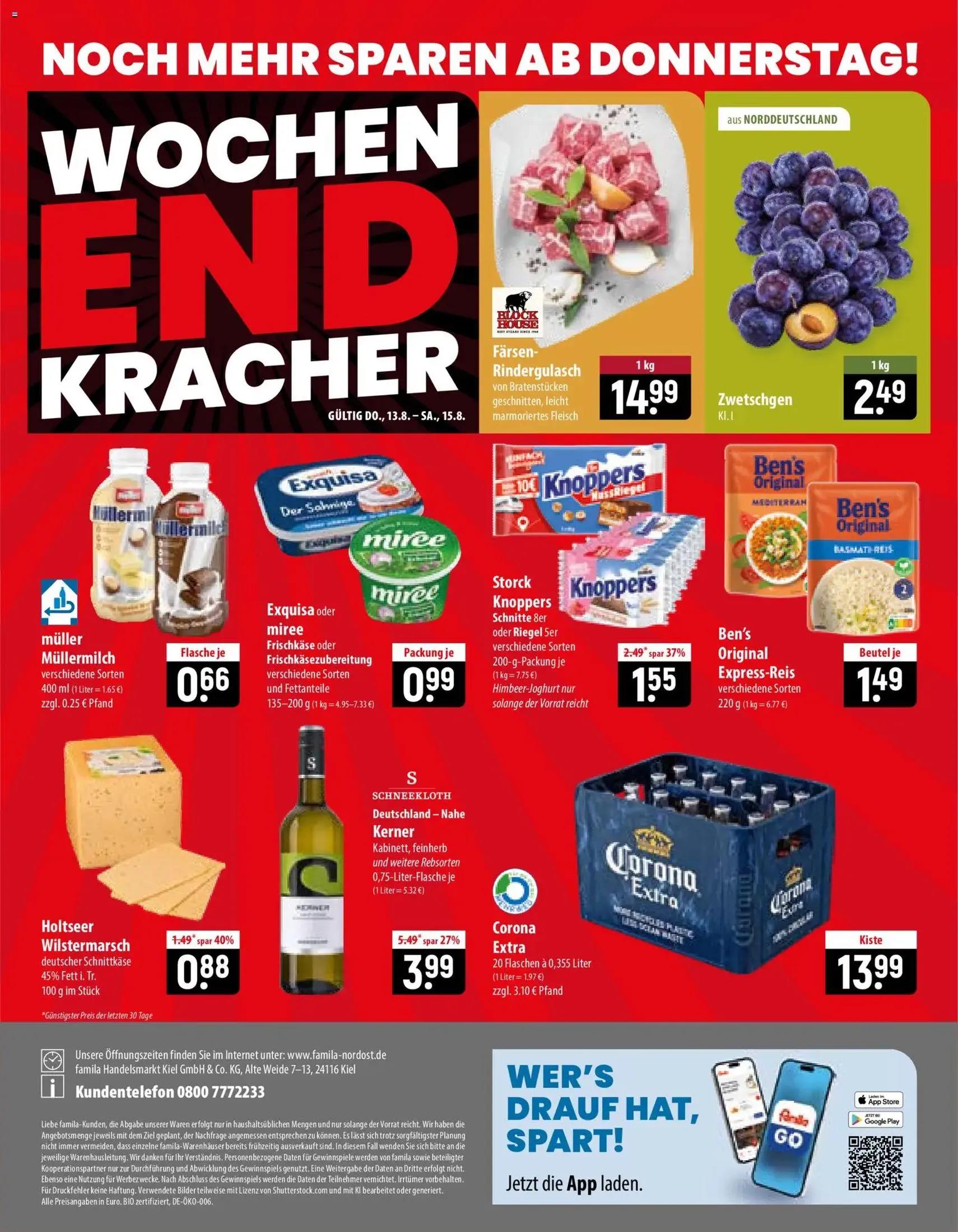 Famila Prospekt - Gültiger Prospekt ab 10.08.2026, Seite 24 von insgesamt 24