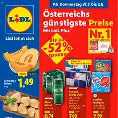 Lidl Flugblatt - Prospekt Vorschau gültig ab 31.07.2025