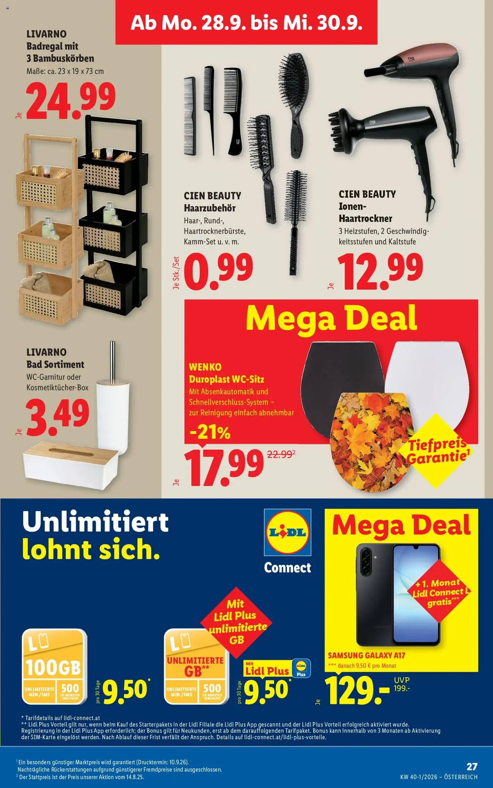 Lidl - Flugblatt - Gültiger Prospekt ab 24.09.2026, Seite 34 von insgesamt 55