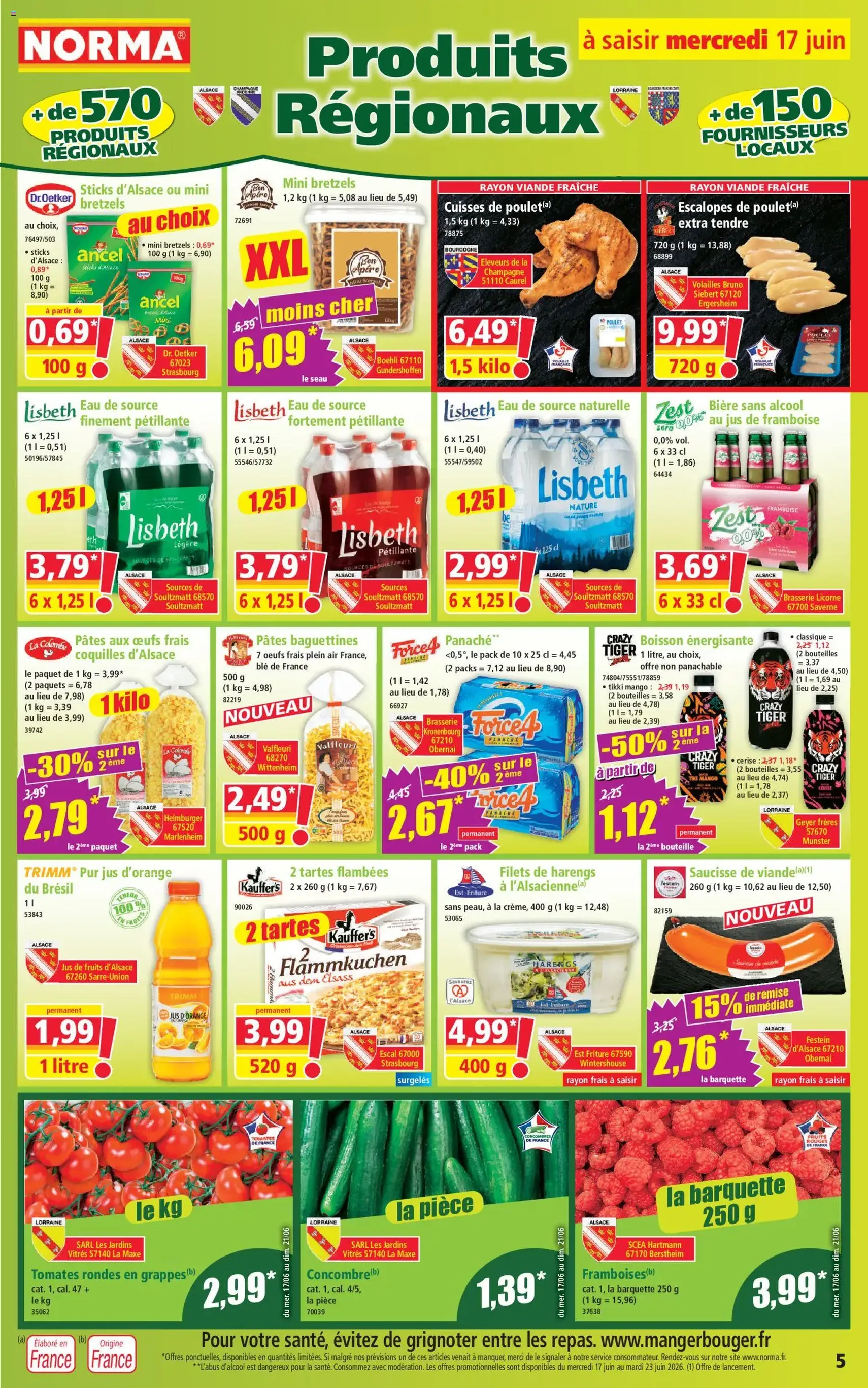 Norma catalogue - brochure valable à partir du 17/06/2026, page 5 sur 12