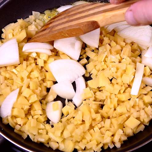 Frittata di patate al forno - procedimento 1