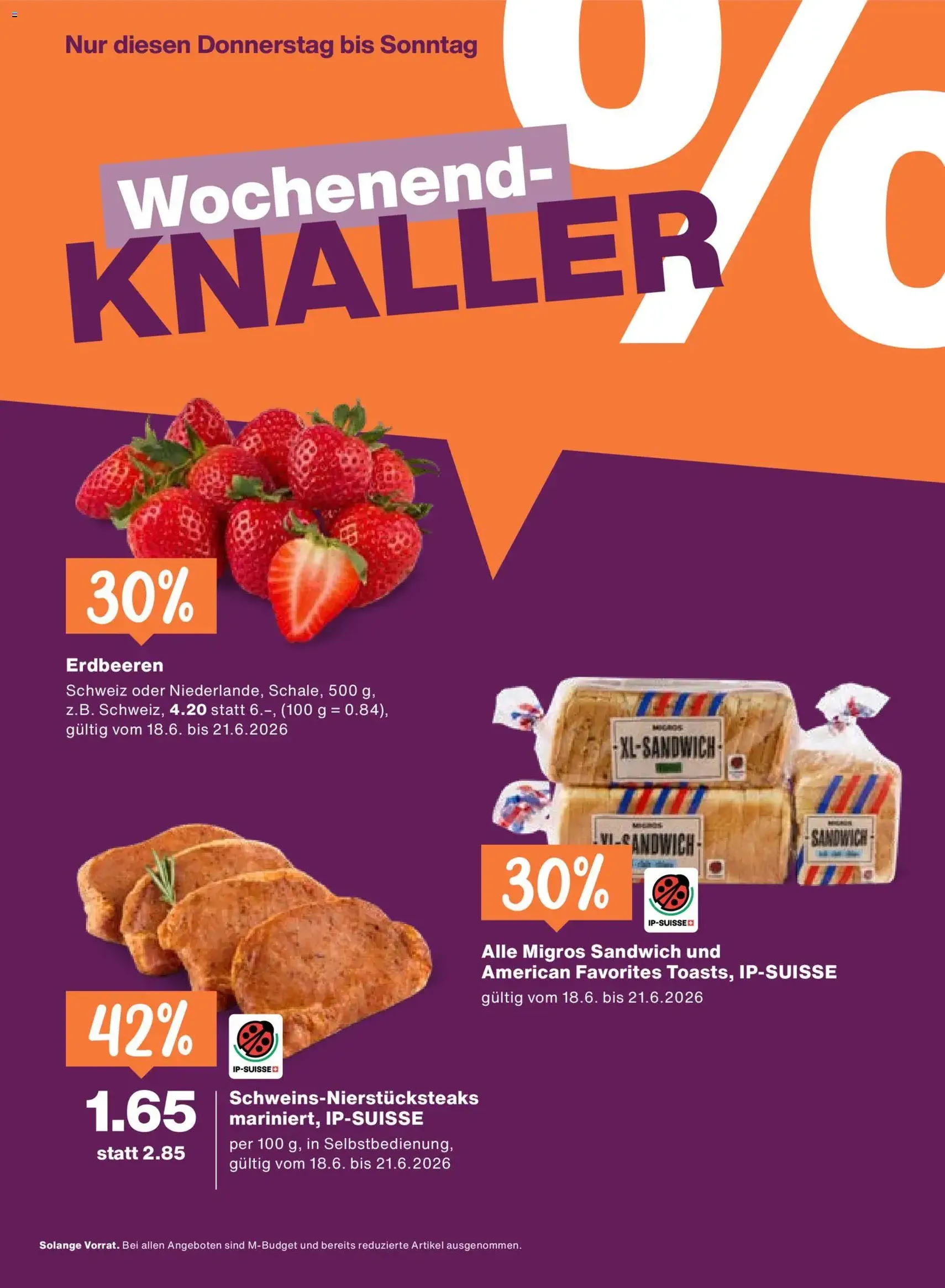 Migros aktionen - Gültiger Prospekt ab 18.06.2026, Seite 24 von insgesamt 24