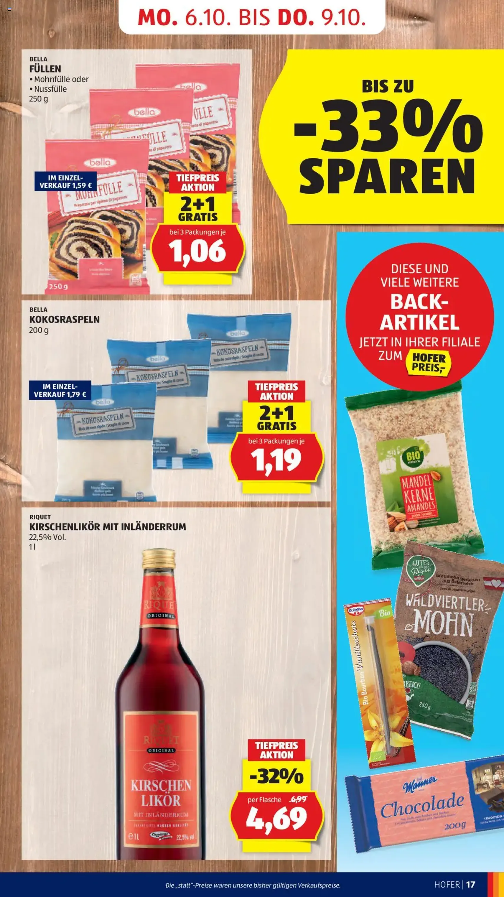 Hofer Flugblatt - Gültiger Prospekt ab 03.10.2025, Seite 19 von insgesamt 45
