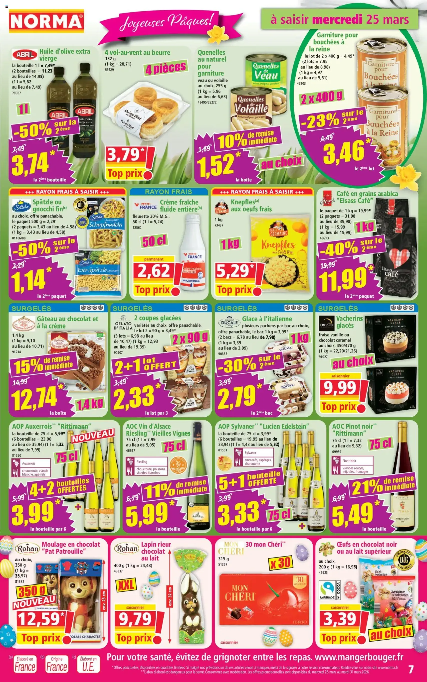 Norma catalogue - brochure valable à partir du 25/03/2026, page 7 sur 14