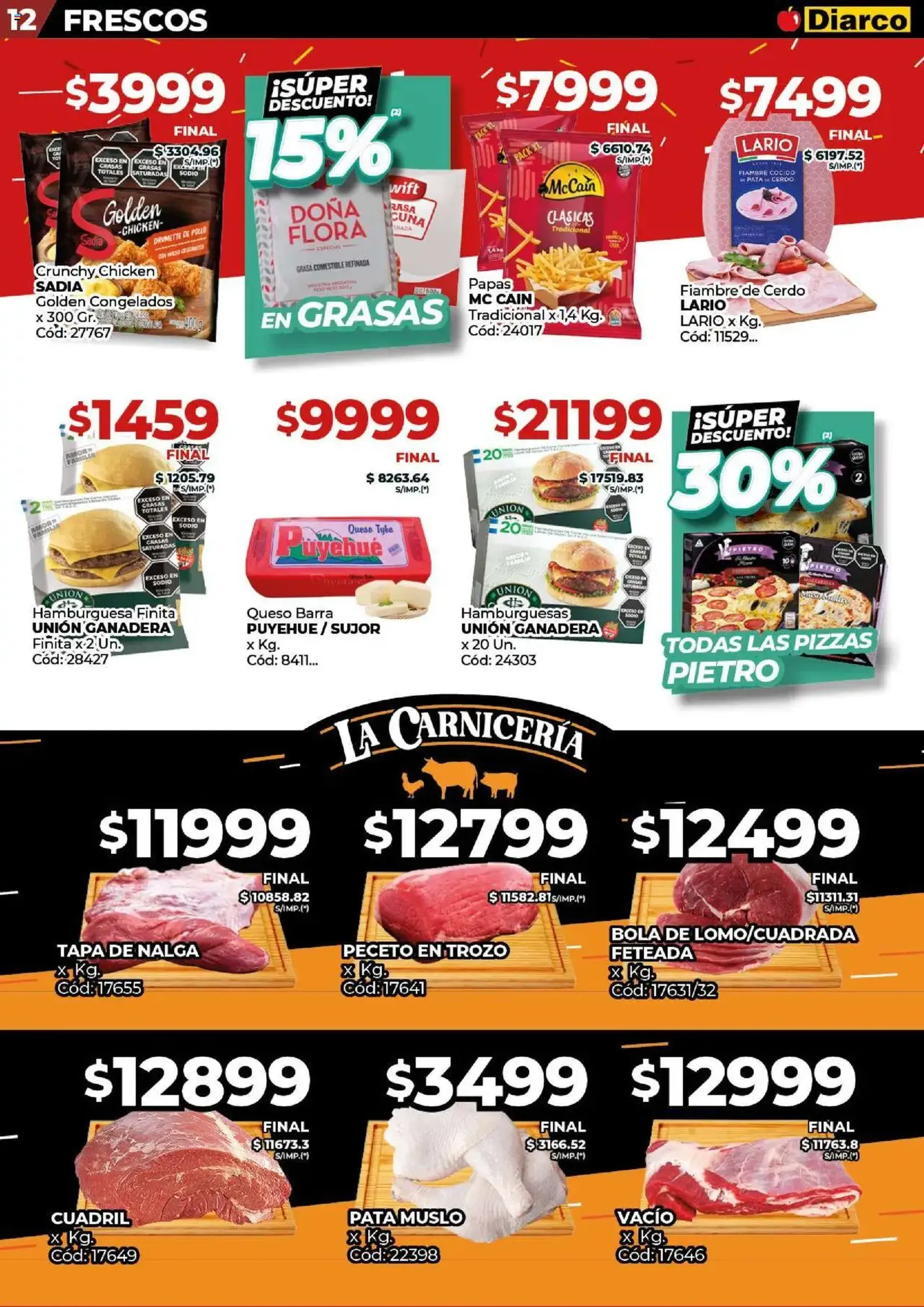 Diarco ofertas - folleto válido desde 11/08/2025 página 12 de 23 Diarco ofertas - folleto válido desde 11/08/2025 página 12 de 23