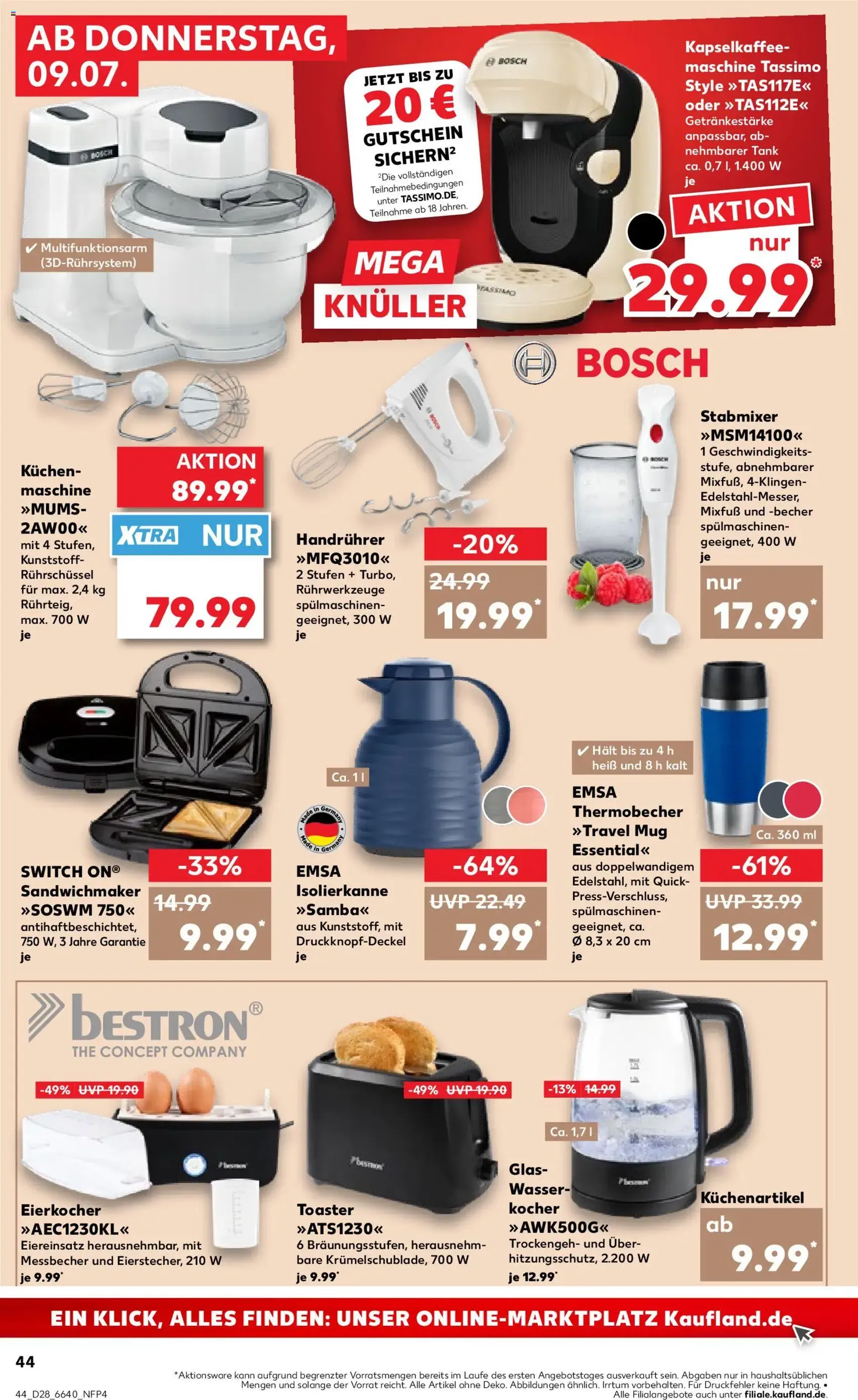 Kaufland Prospekt - Gültiger Prospekt ab 09.07.2026, Seite 44 von insgesamt 52