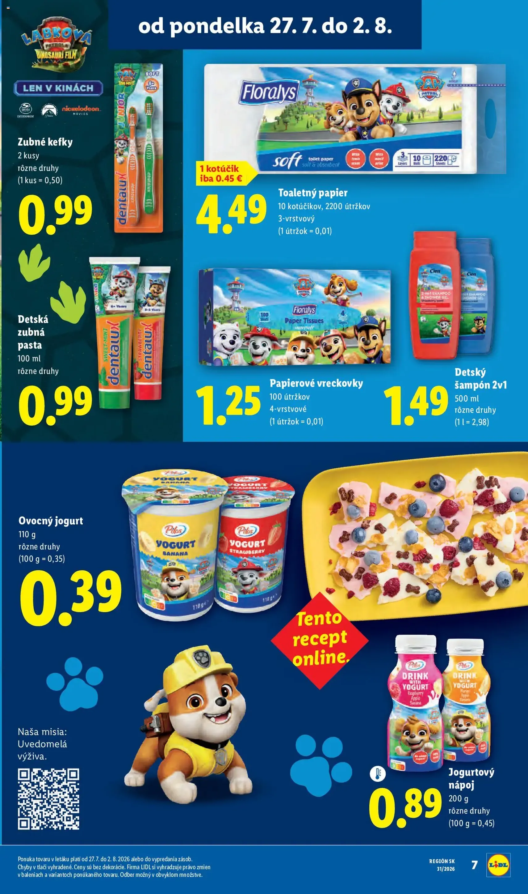 Lidl leták - platný leták od 27.07.2026 strana 39 z 108