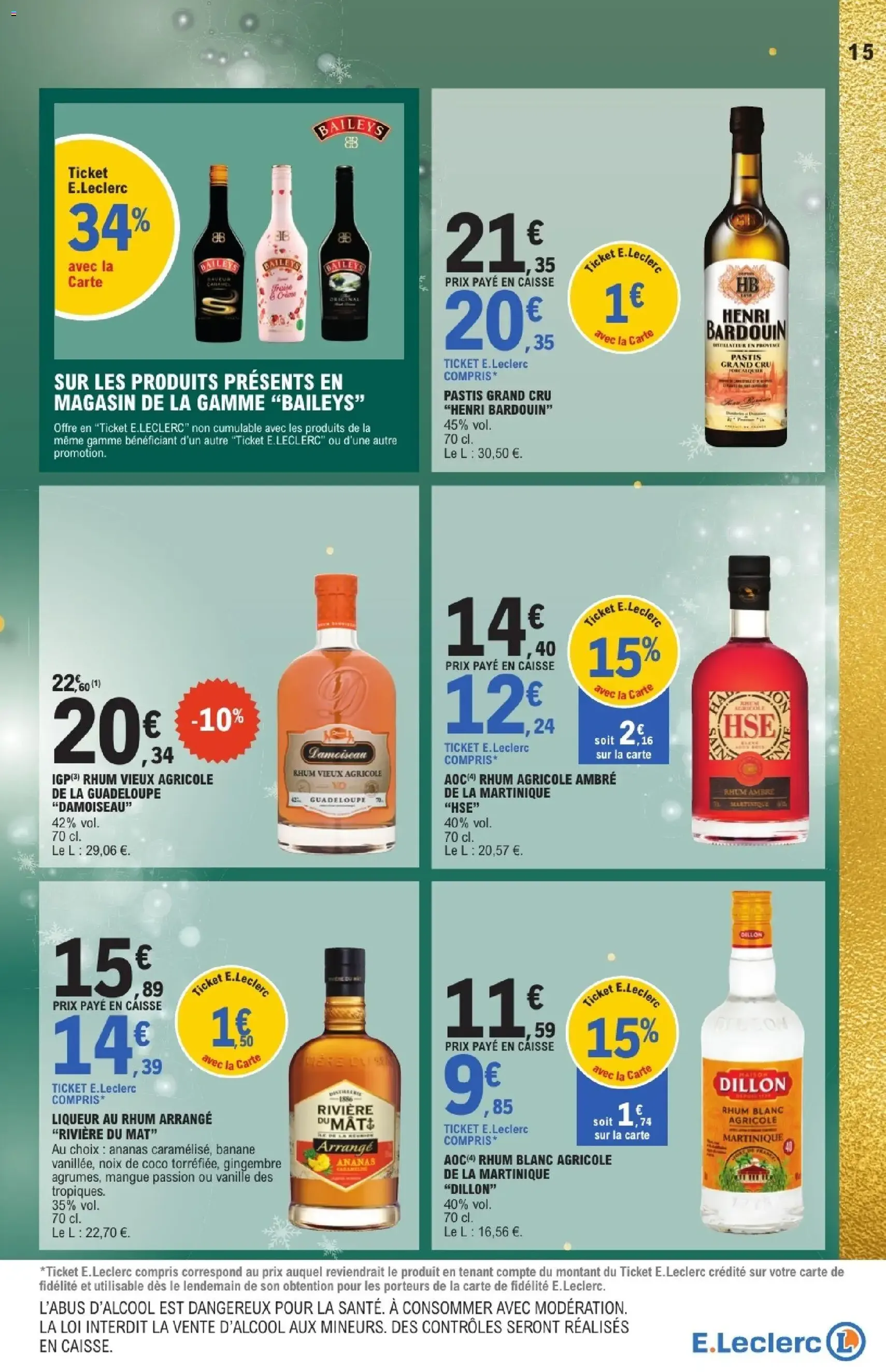 E.Leclerc catalogue semaine 51 - brochure valable à partir du 16/12/2025, page 15 sur 64