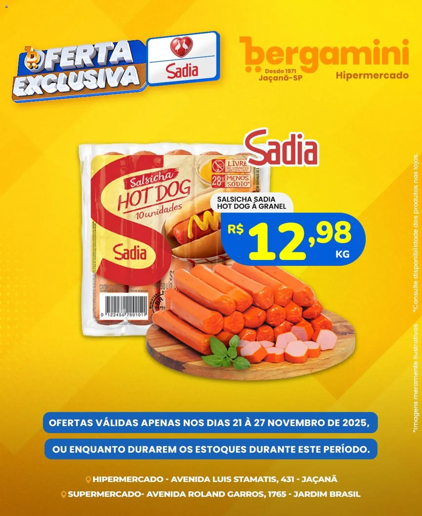 Supermercado Bergamini - Ofertas Sadia e Perdigão - folheto válido a partir de 21/11/2025 página 7 de 7
